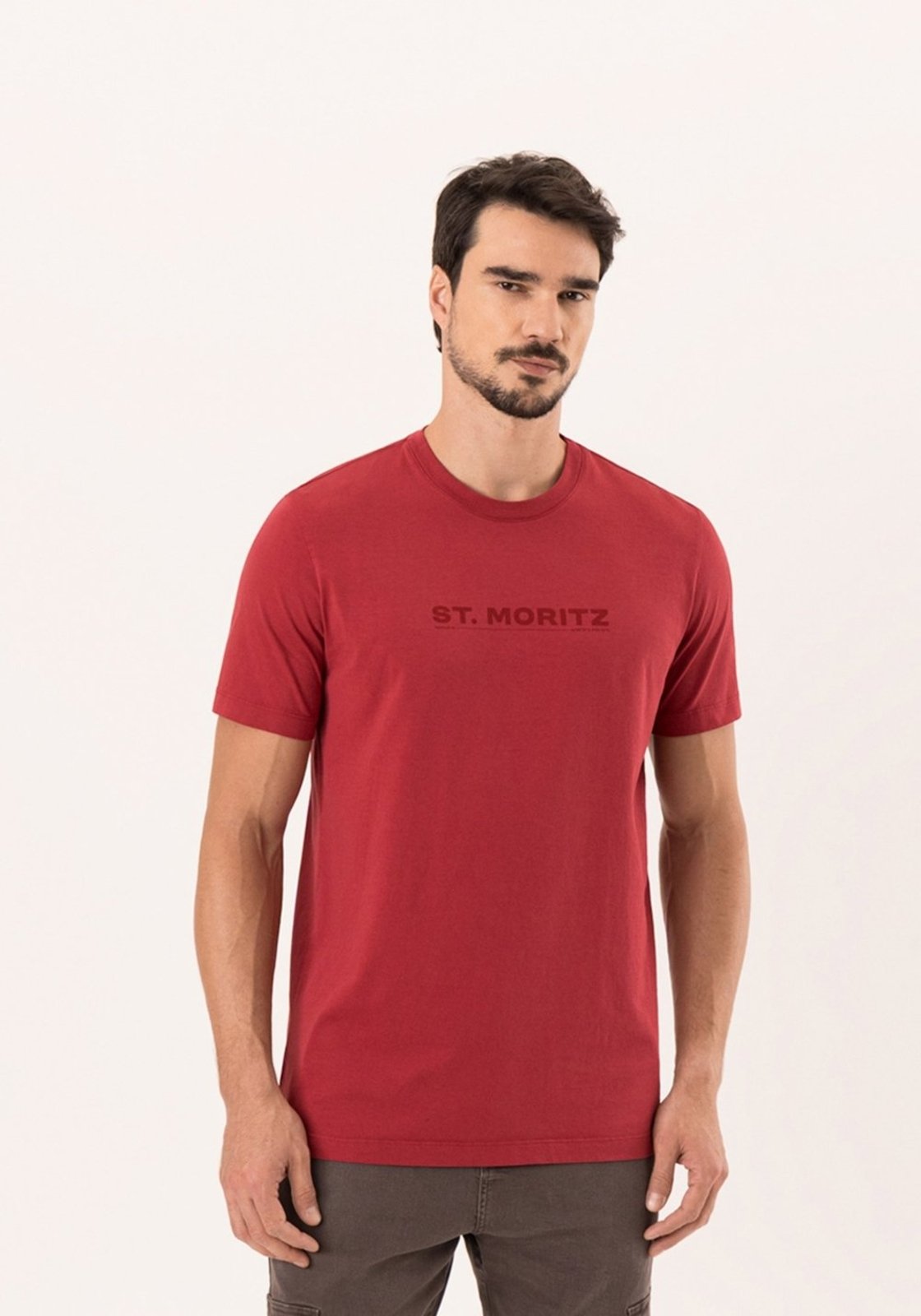 Camiseta Com Estampa Local Em Malha De Algodão