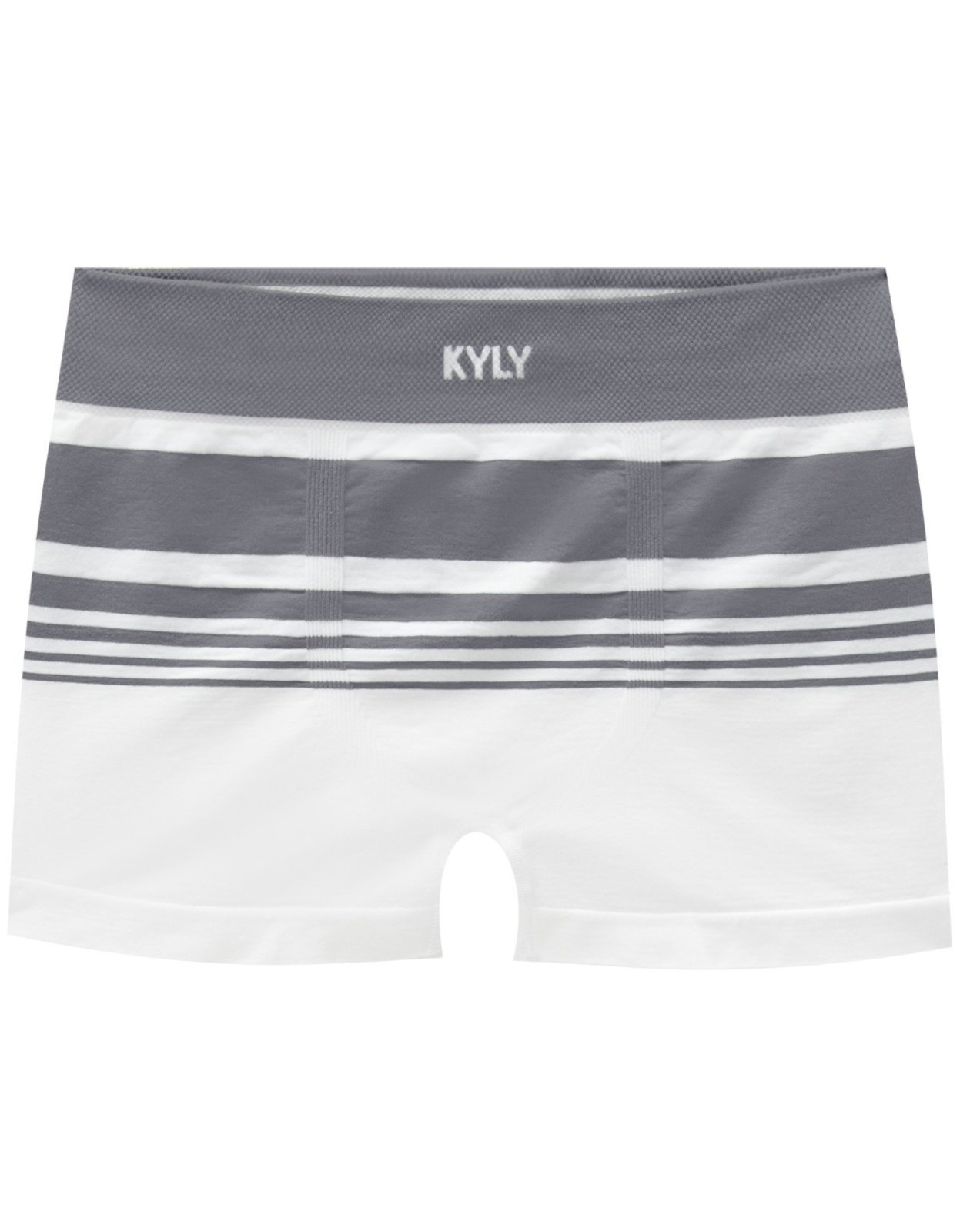 Vista 3 Kit 2pçs Cueca Menino Kyly Listrado branco Kyly branco