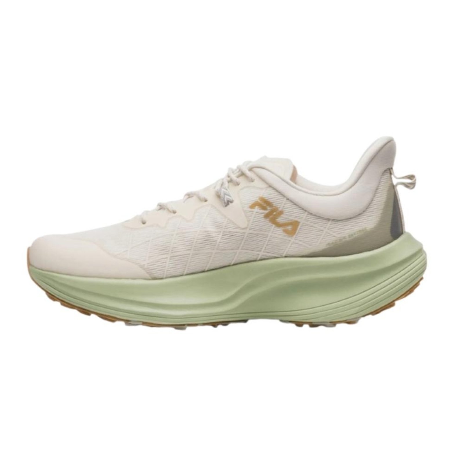 Vista 3 Tênis Fila Racer Skytrail Masculino dourado/olc bege Fila bege