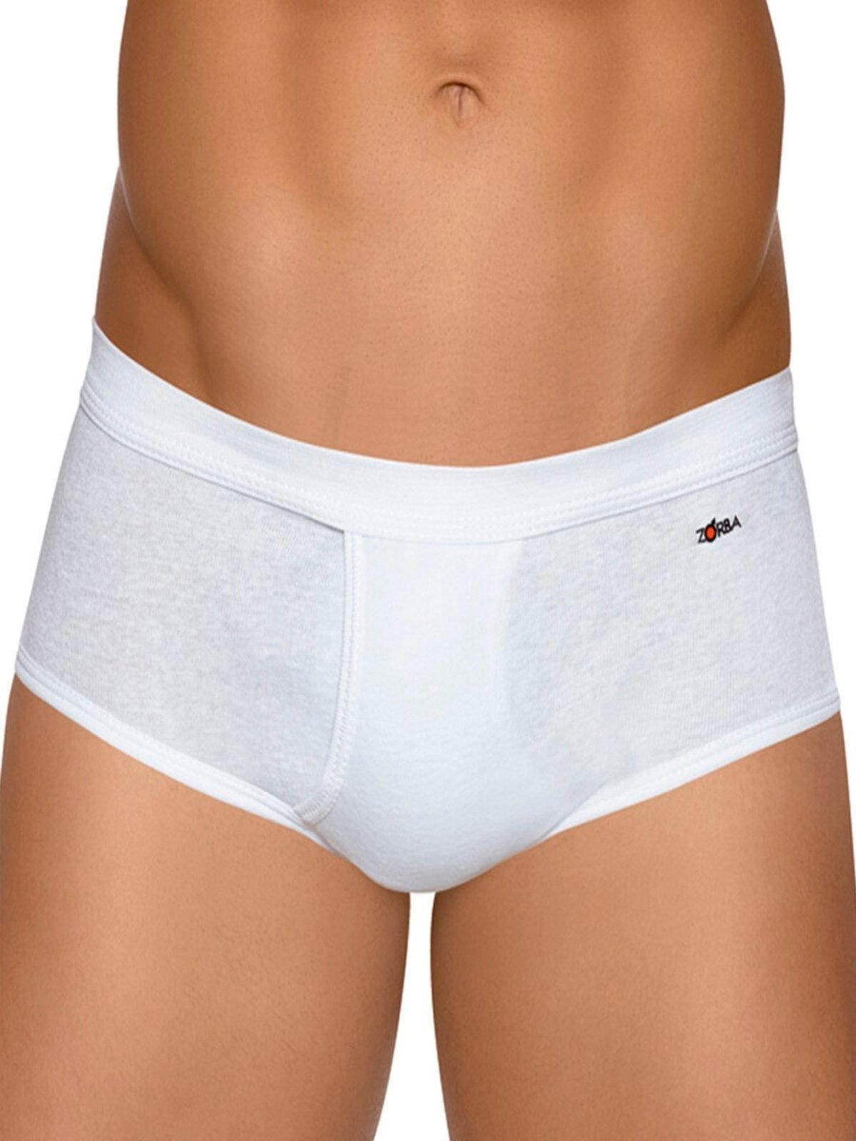 Cueca Slip Zorba com Abertura 185 Branco