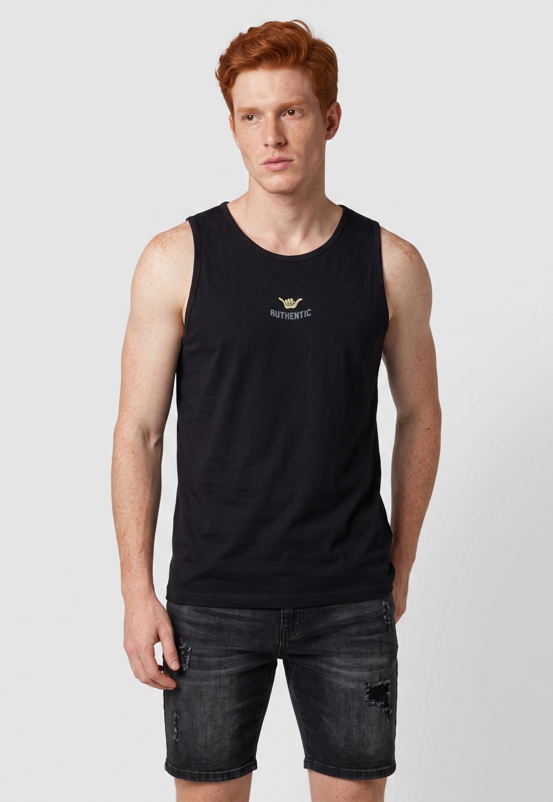 Regata Masculina Hang Loose Silk Soul Preta