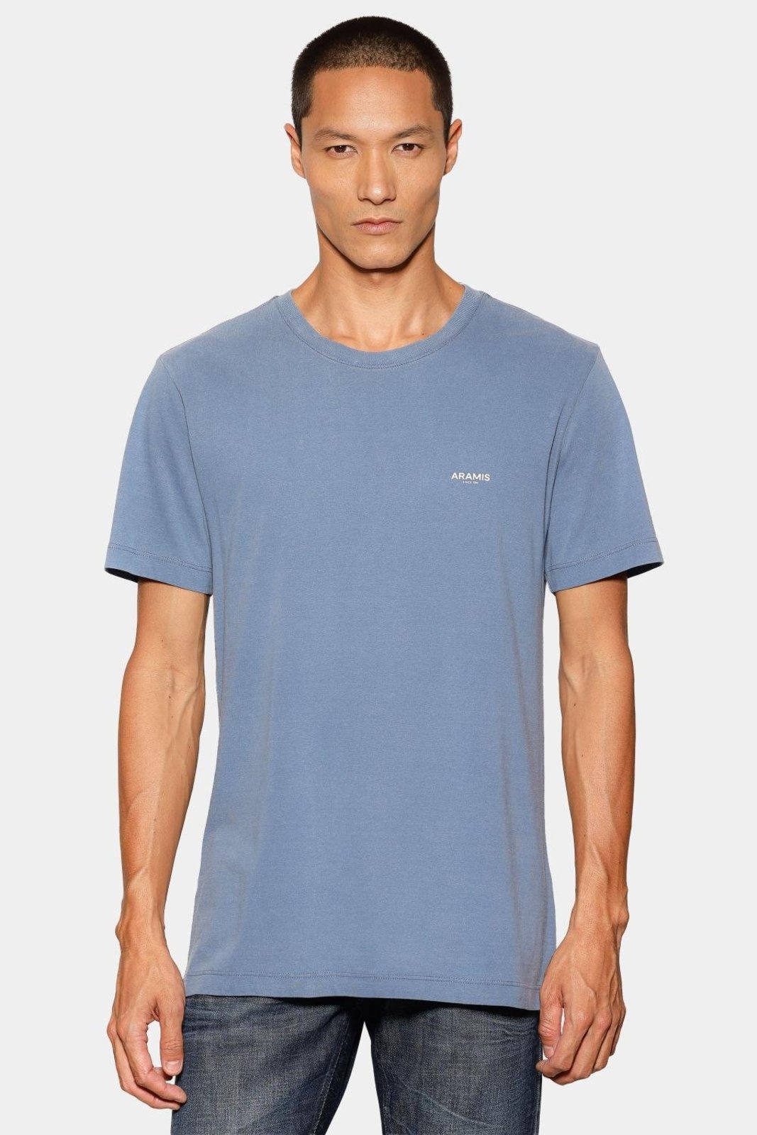 Camiseta Aramis Manga Curta Lavada Básica