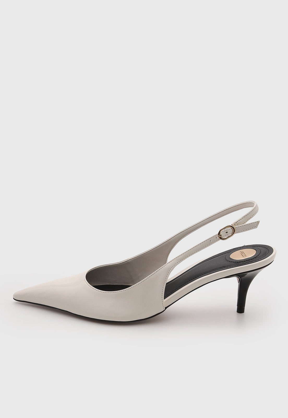 Scarpin Feminino Arezzo Bico Fino Slingback Branco