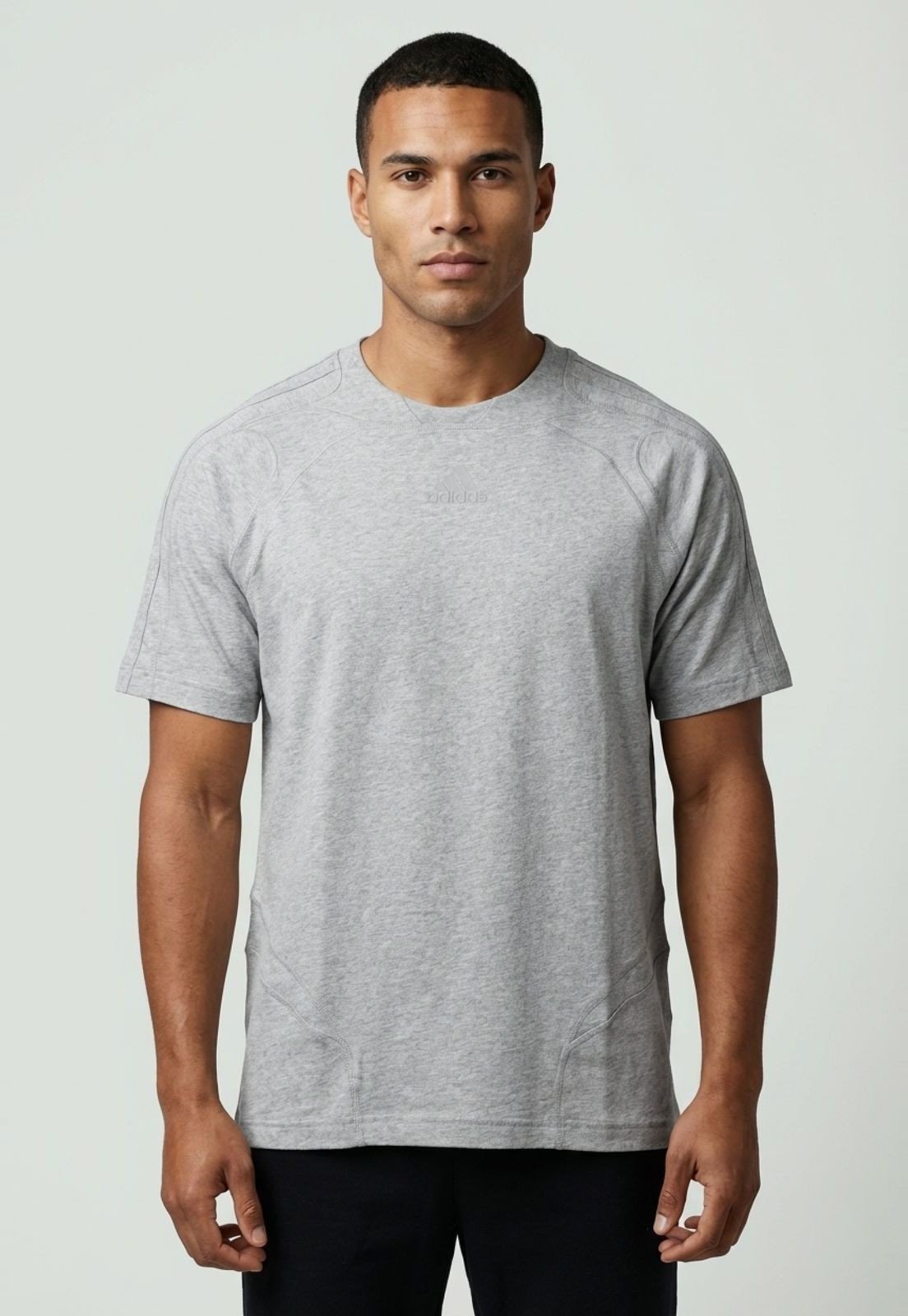 Vista 2 Camiseta Masculina adidas Originals Cutline CO cinza adidas Originals cinza