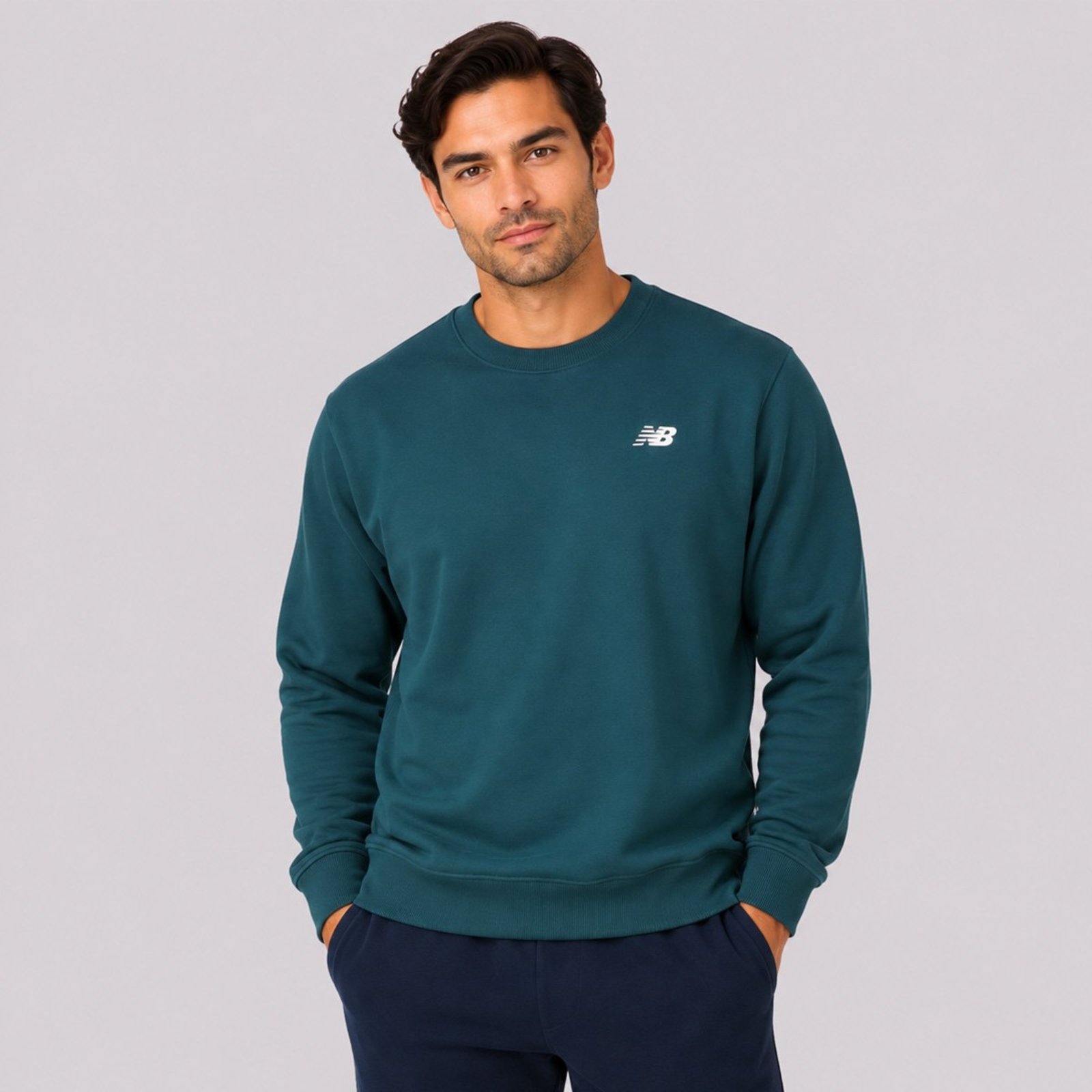 Moletom New Balance Essentials Verde