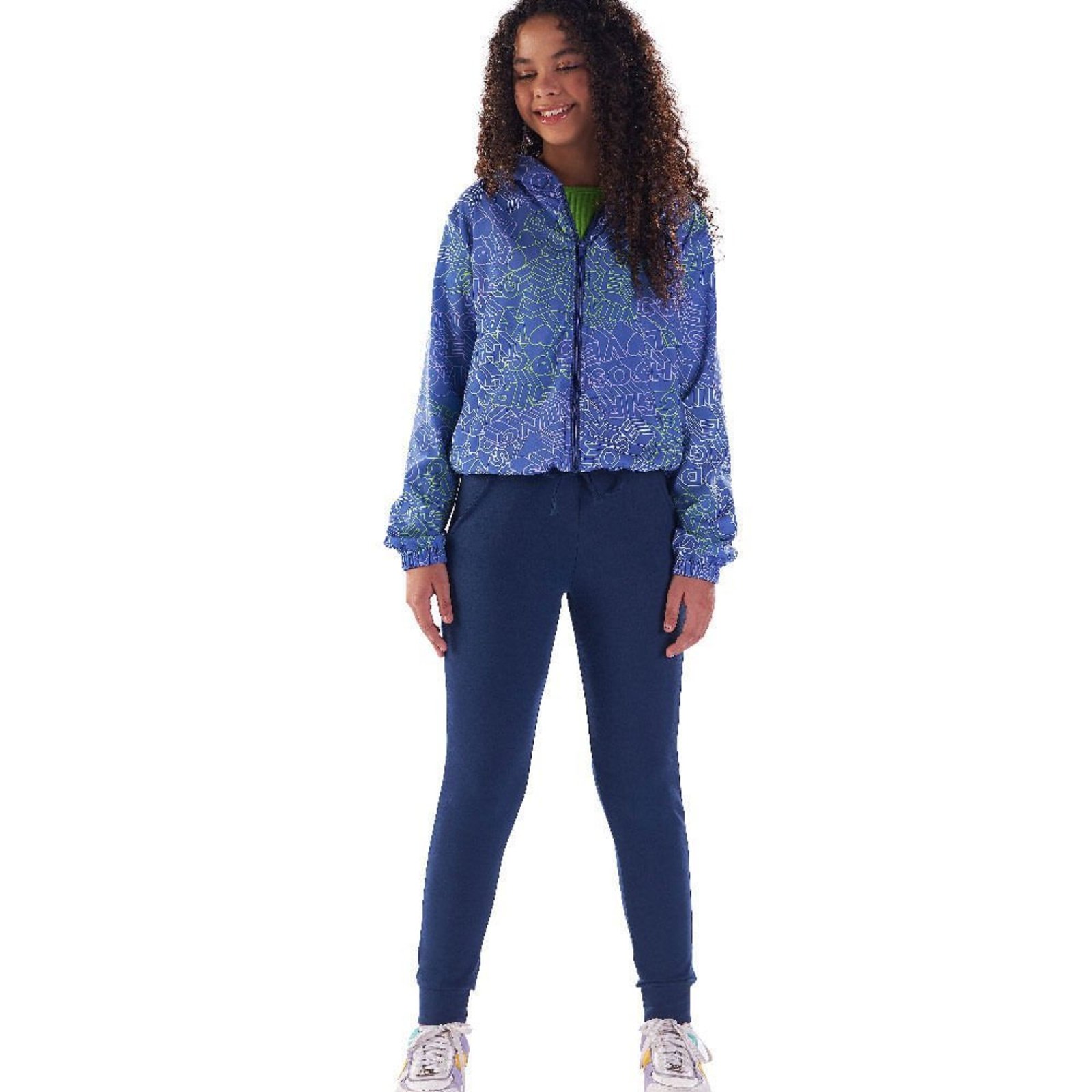 Infantil - Jaqueta Juvenil Menina - Sublimado Mirtilo - 49816-1205 Roxo