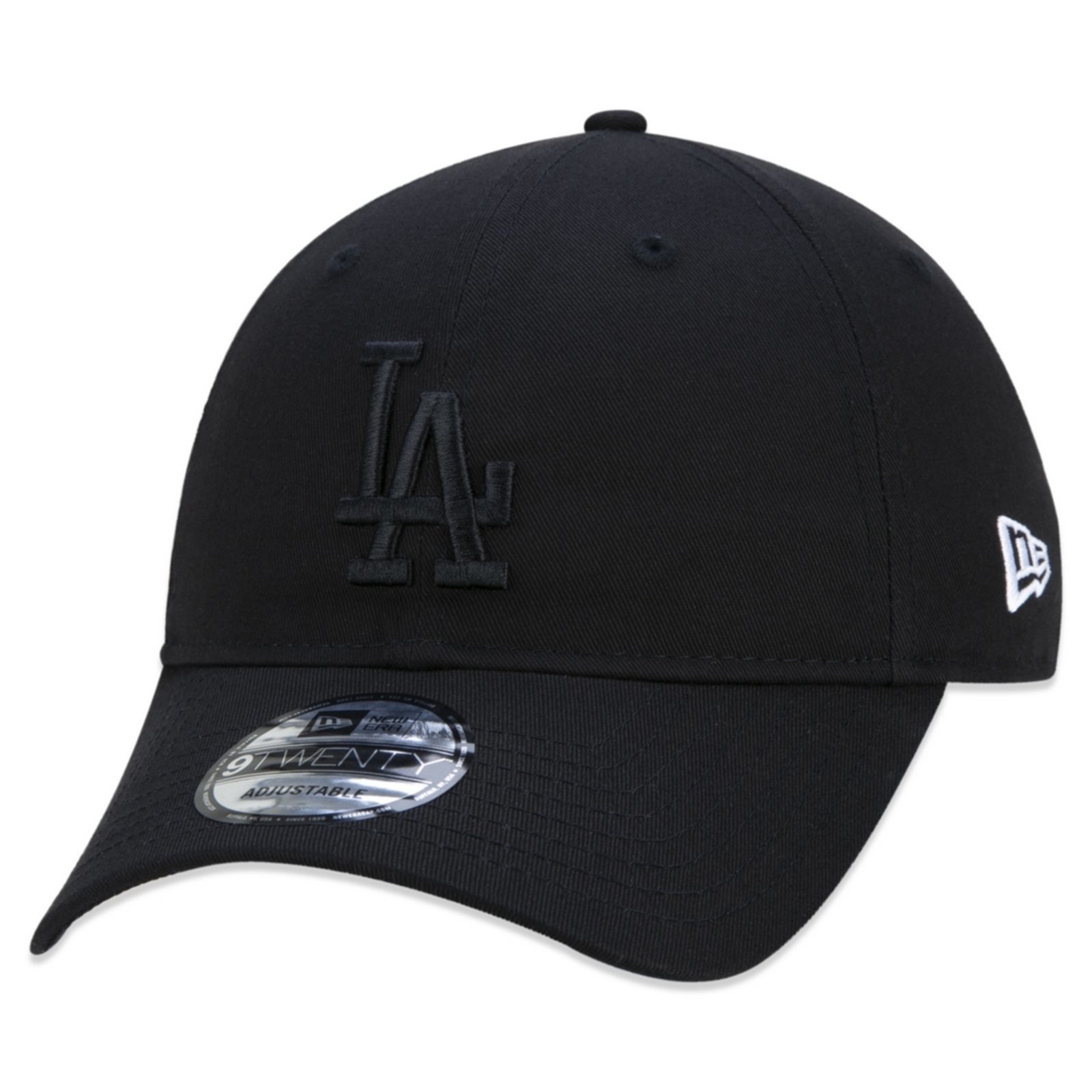 Vista 2 Boné New Era 9twenty Strapback Los Angeles Dodgers preto new era preto