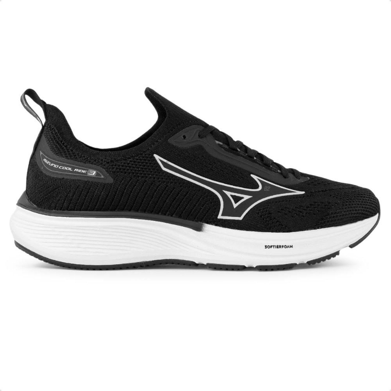 Tênis Mizuno Cool Ride 3 Unissex Preto