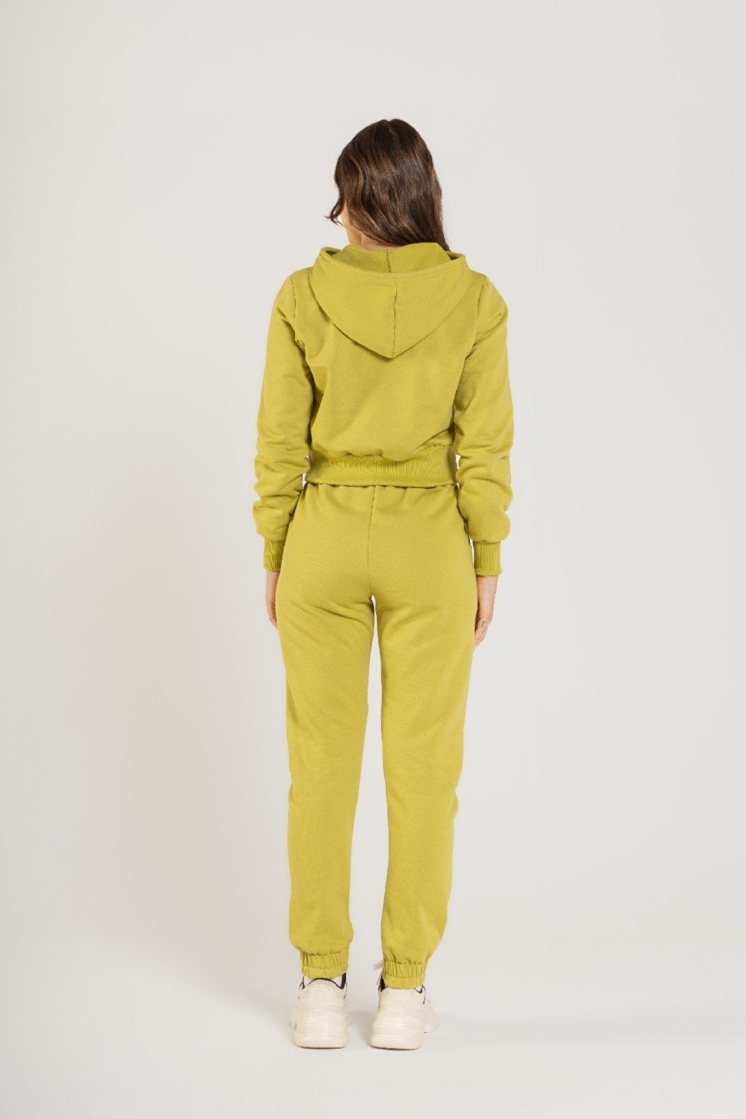 Vista 3 Calça em Moletom Feminino Just Basic verde verde