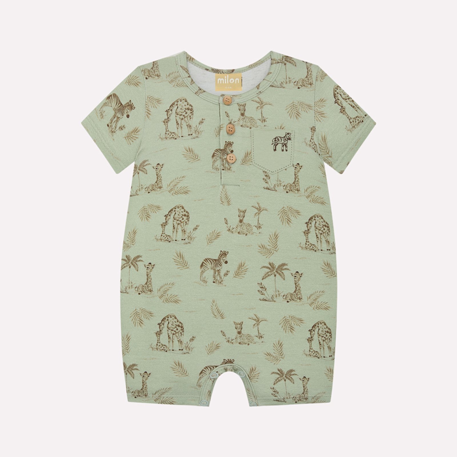 Infantil – Macaquinho Menino Animais Milon