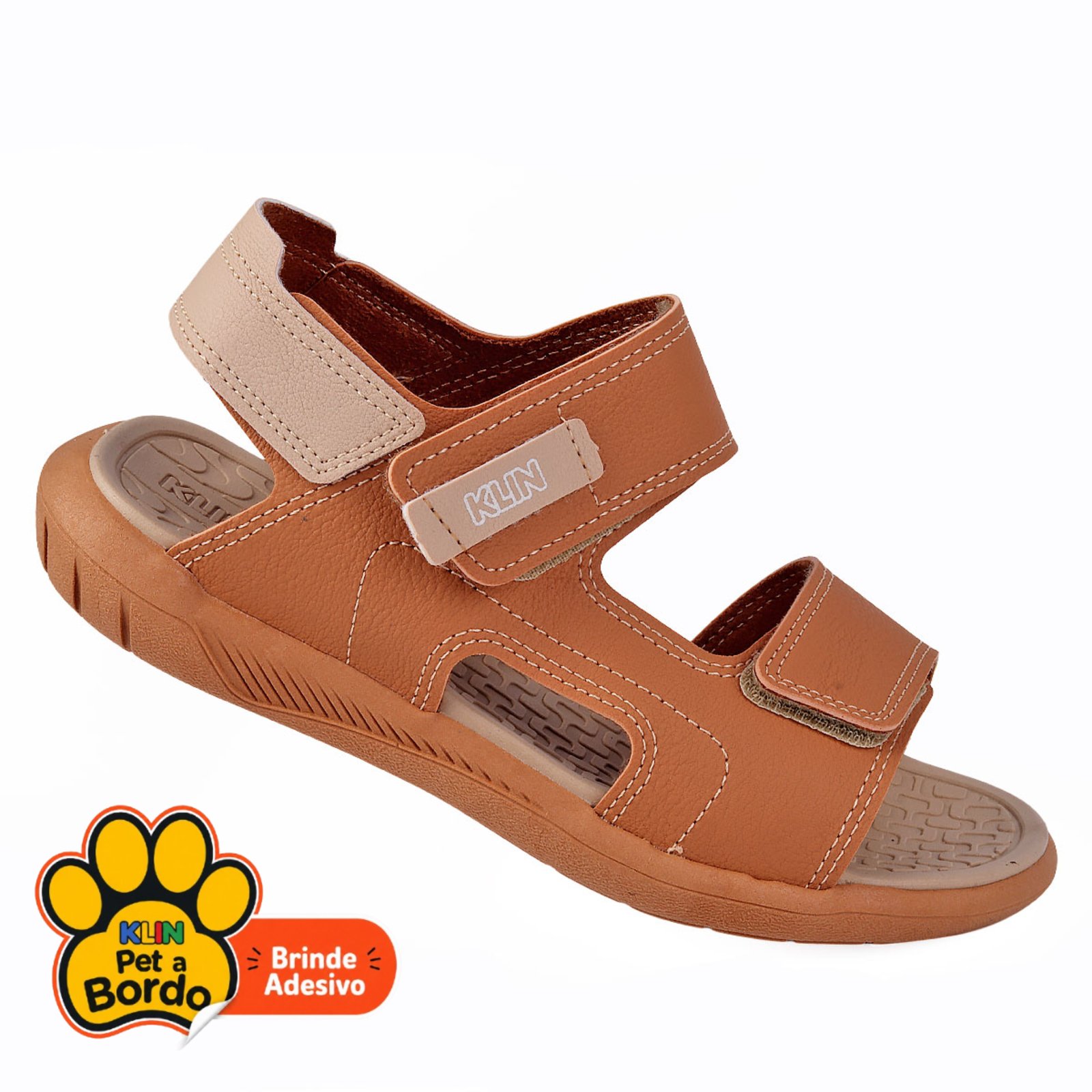 Infantil - Papete KLIN Urban Menino Marrom Ajustável - Conforto e Segurança