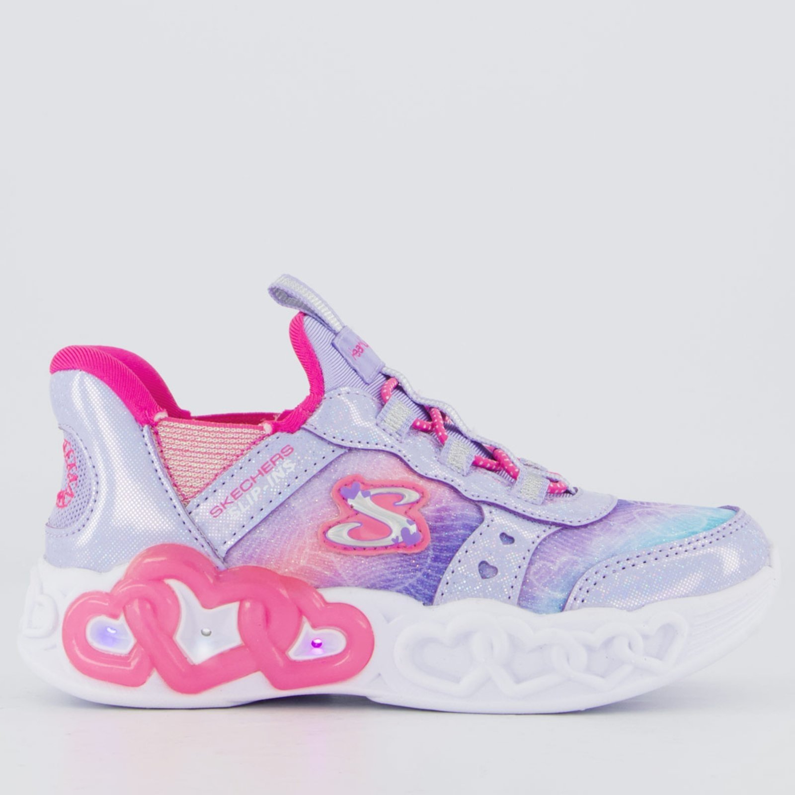 Vista 2 Tênis Skechers Infinite Light roxo Skechers roxo
