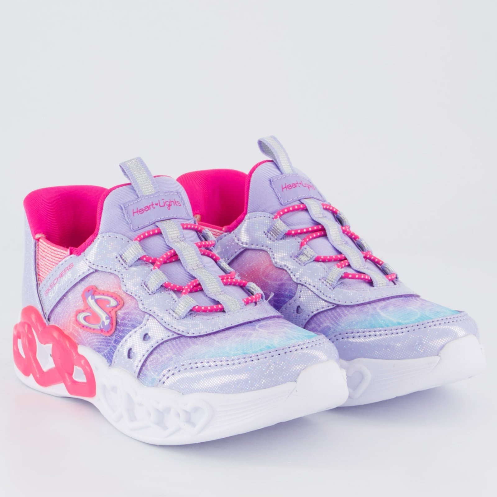 Vista 3 Tênis Skechers Infinite Light roxo Skechers roxo
