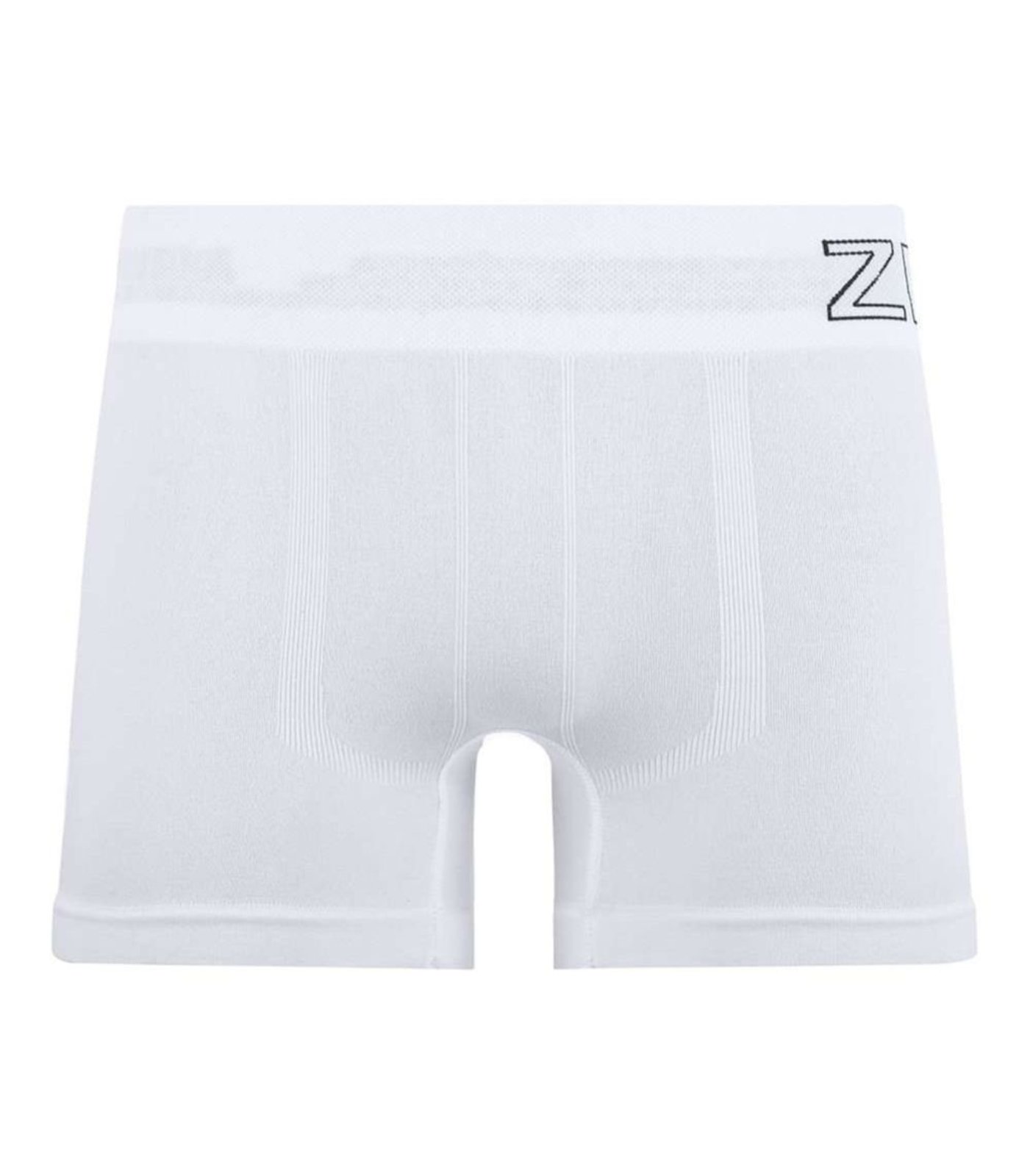 Cueca Boxer Com Jacquard Sem Costura Zee Rucci Branco