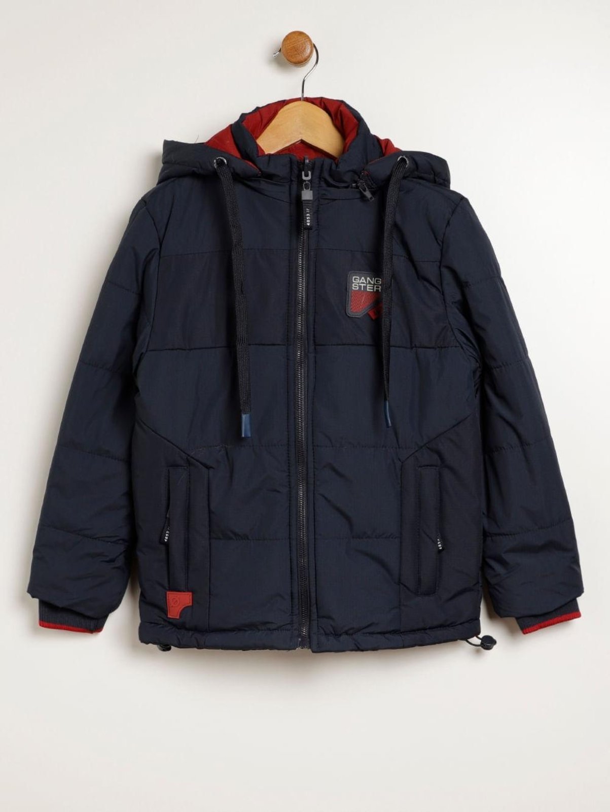 Vista 2 Infantil - Jaqueta Puffer Dupla Face Para Menino - MARINHO Gangster azul Gangster azul