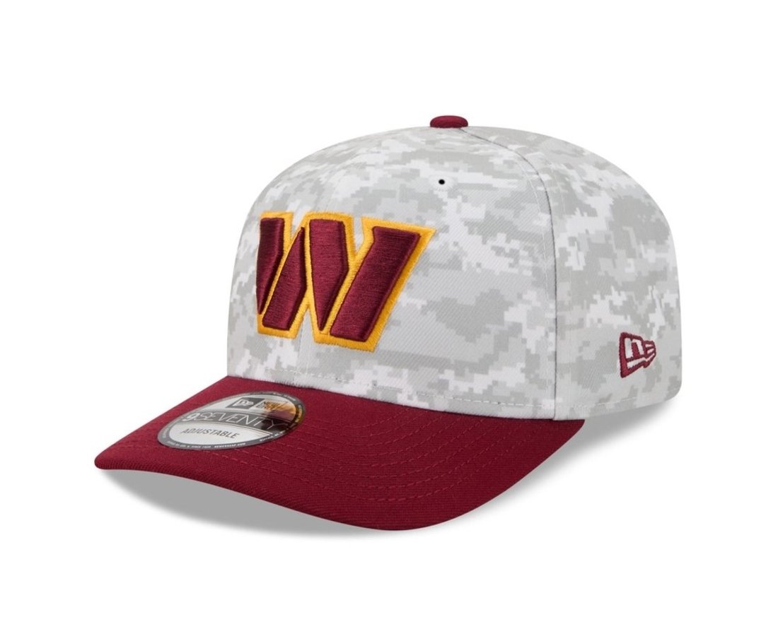Bone New Era 9SEVENTY Washington Commander NFL Vermelho