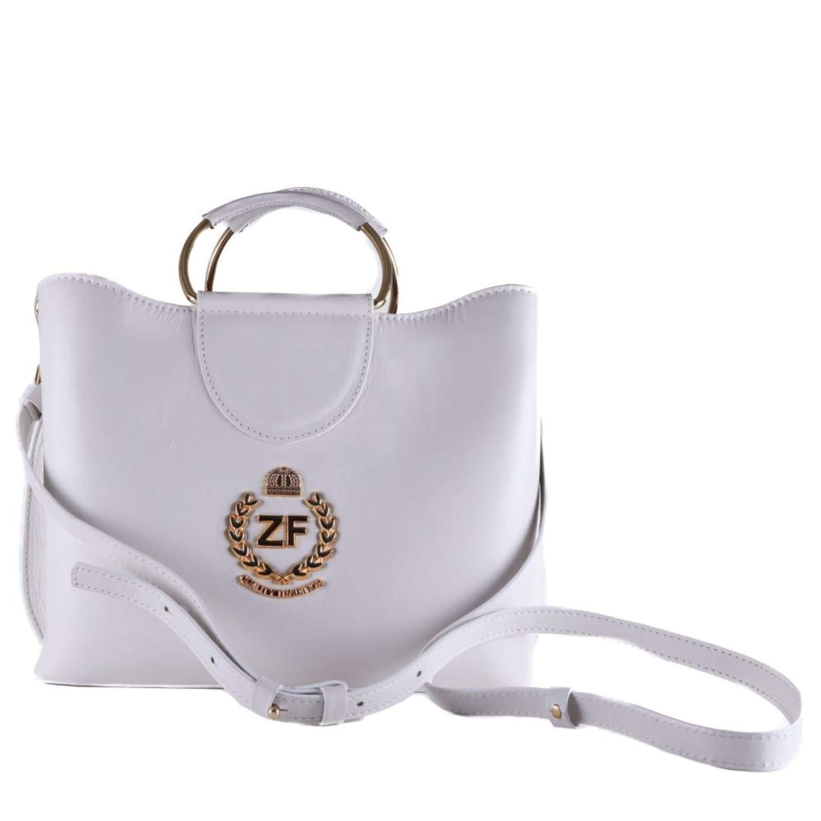 Bolsa Feminina Zariff Tote com Alça de Metal 142b Snow Incolor