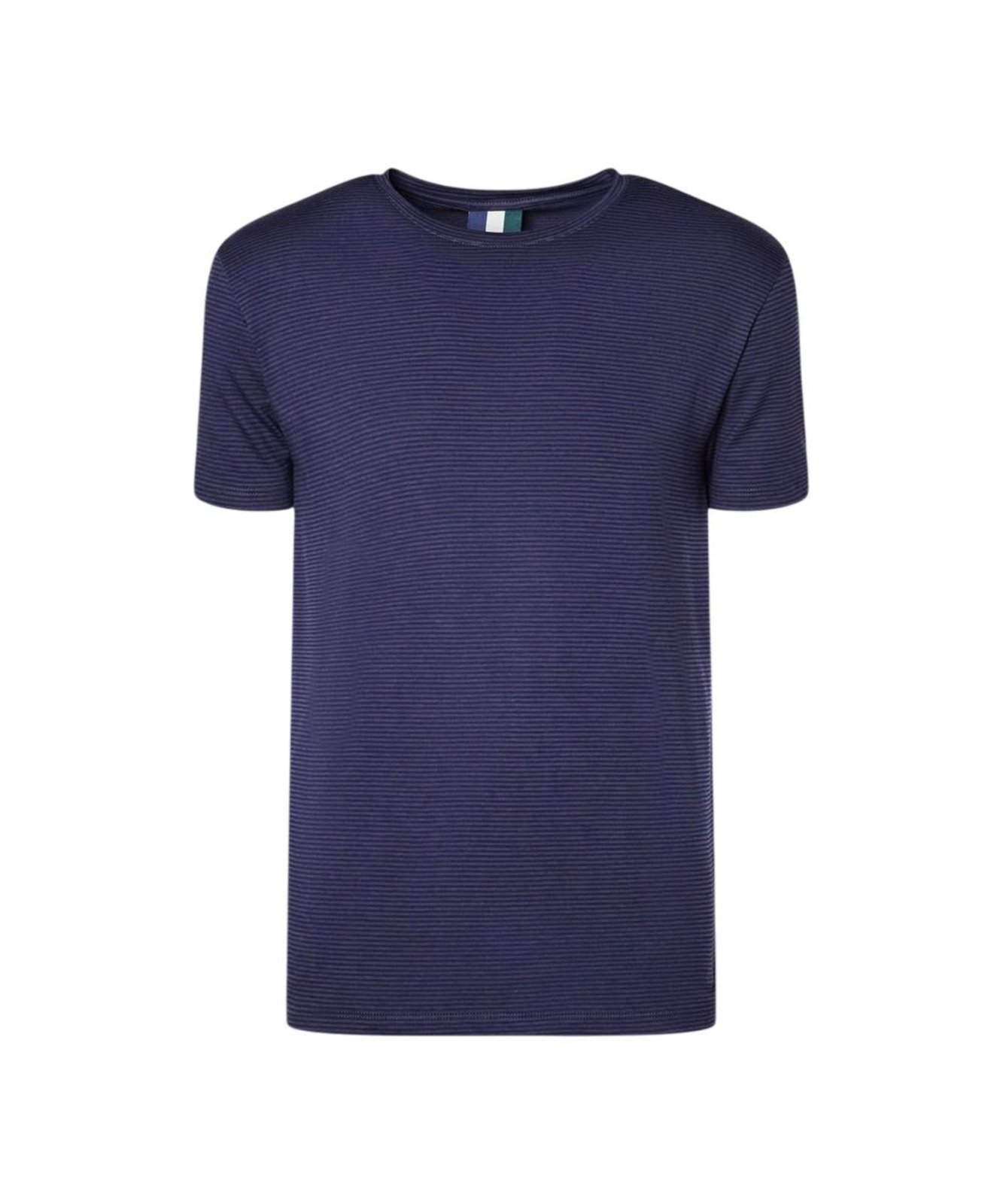Vista 3 Camiseta Slim Listra Modal Reserva preto Reserva preto
