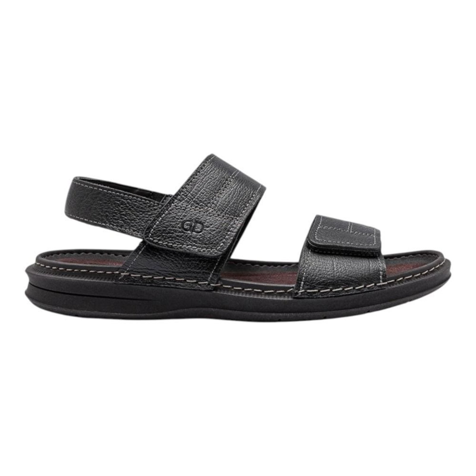 Sandália Democrata Lazy Masculina - Preto - Democrata