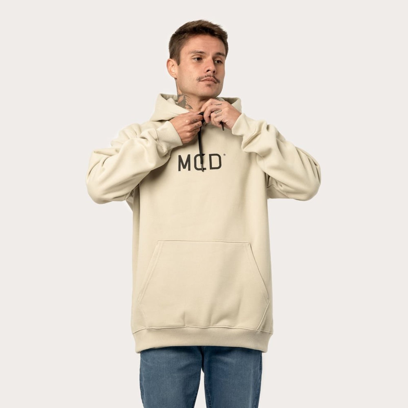Moletom Mcd Canguru Cinza