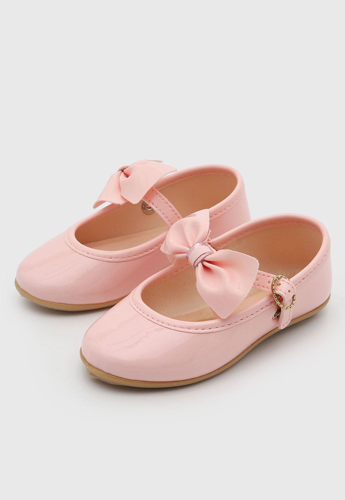 Infantil - Sapatilha Pimpolho Laço Rosa