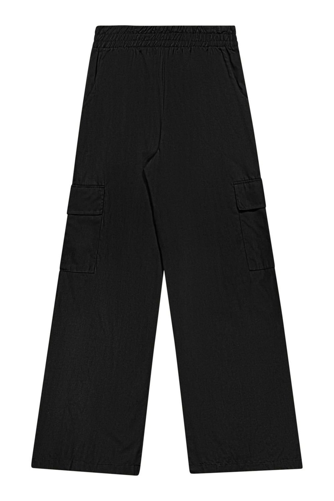 Infantil - Calça Cargo Juvenil Menina Sarja Beats Preto