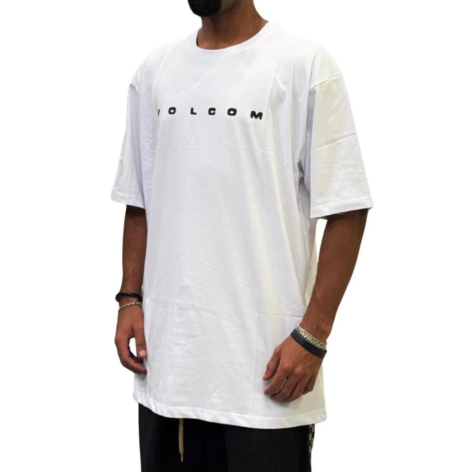 Camiseta Volcom Yewwro SM26 Masculina Branco