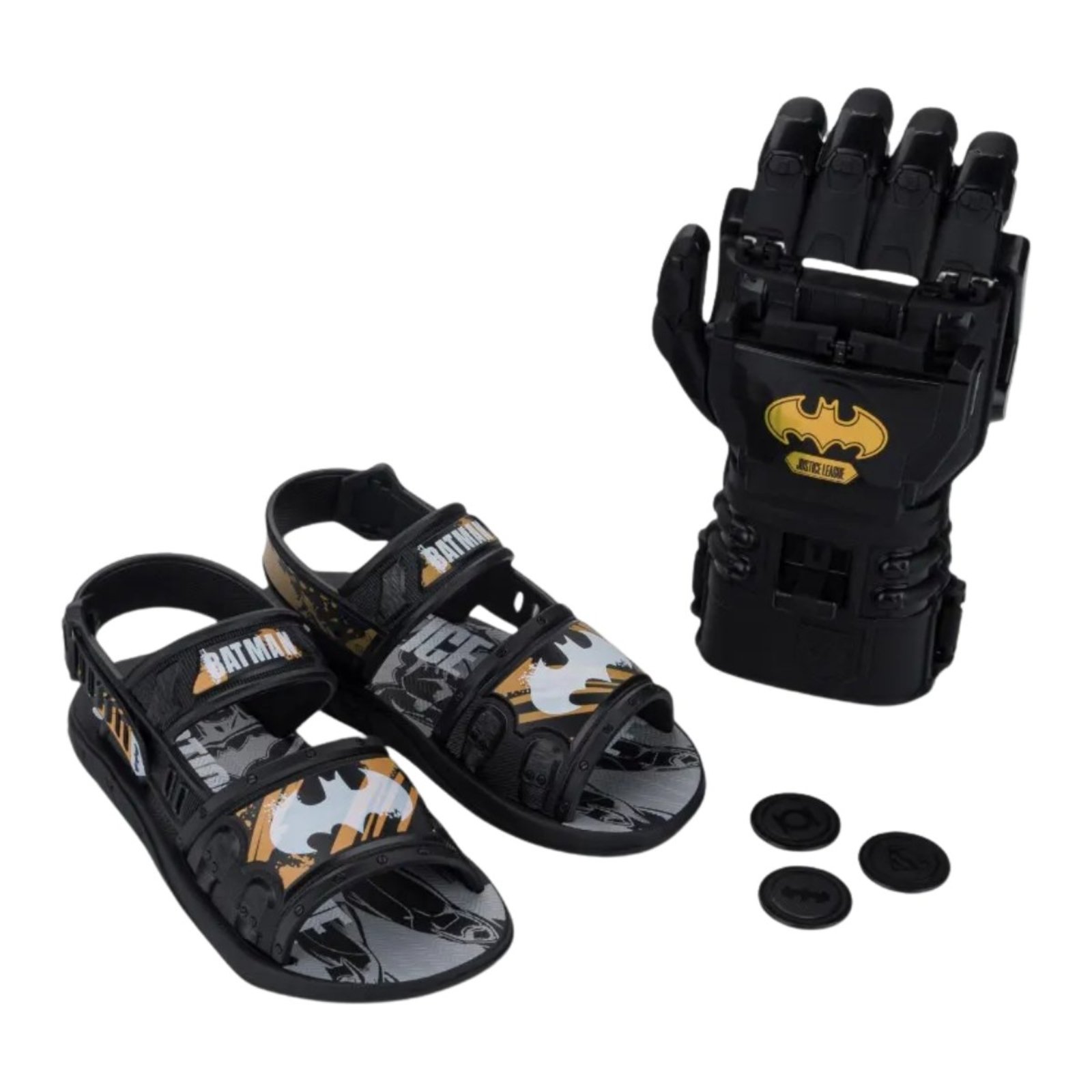 Infantil - Sandália Grendene Batman Liga Da Justiça Action 23263 Grendene Preto