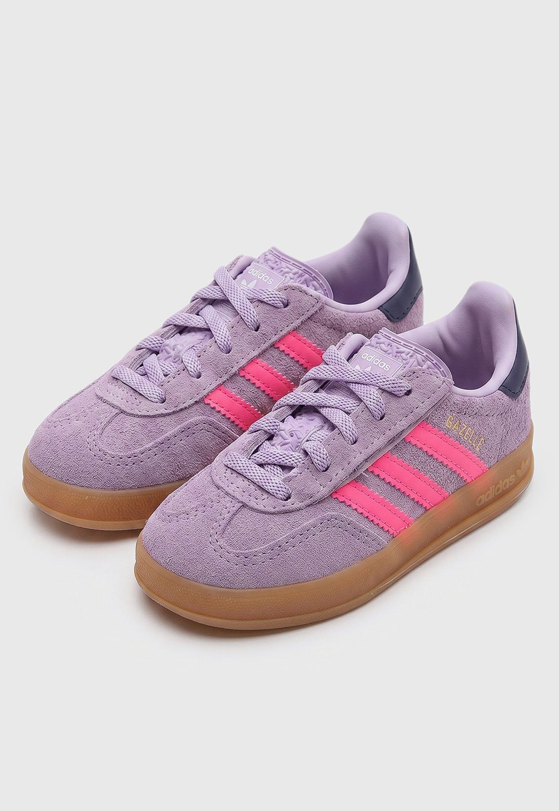Infantil - Tênis adidas Originals Gazelle Indoor Lilás