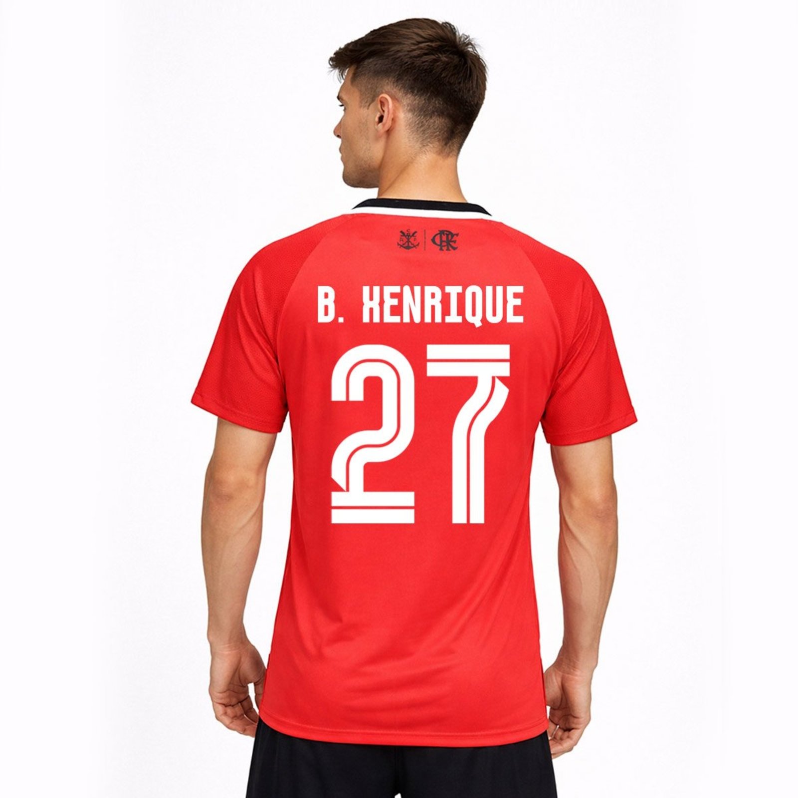 Camisa Flamengo Manto Vermelha 27 B. Henrique