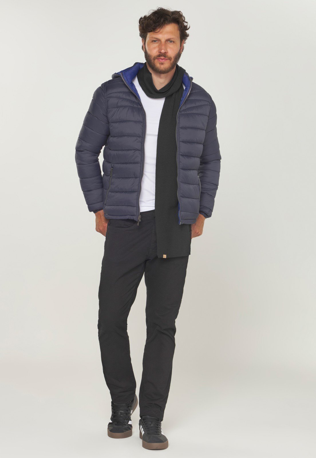 Cachecol Rudély Masculino Preto