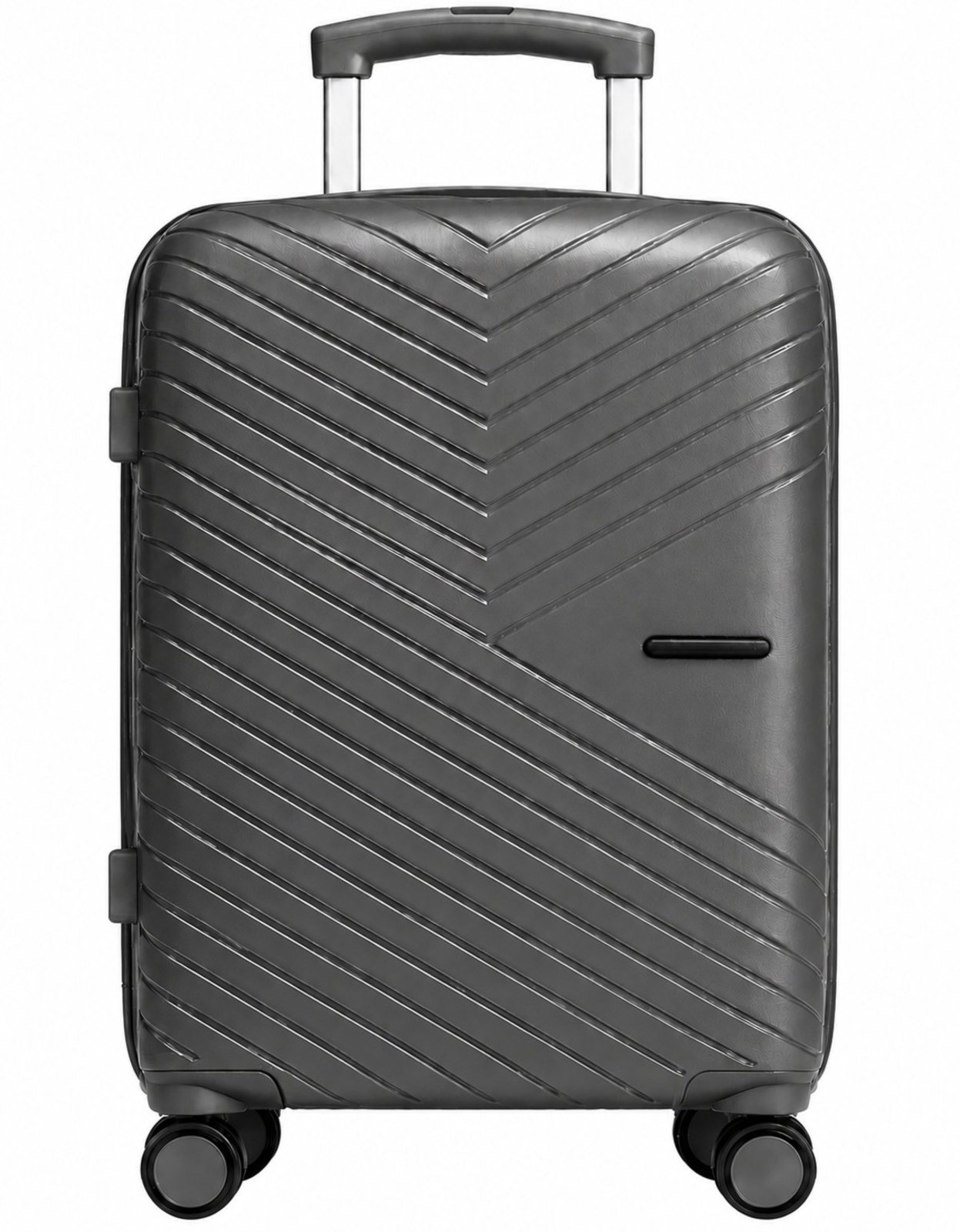 Mala De Viagem De Bordo 10kg Bolsa De Viagem Rodinhas 360 Cinza
