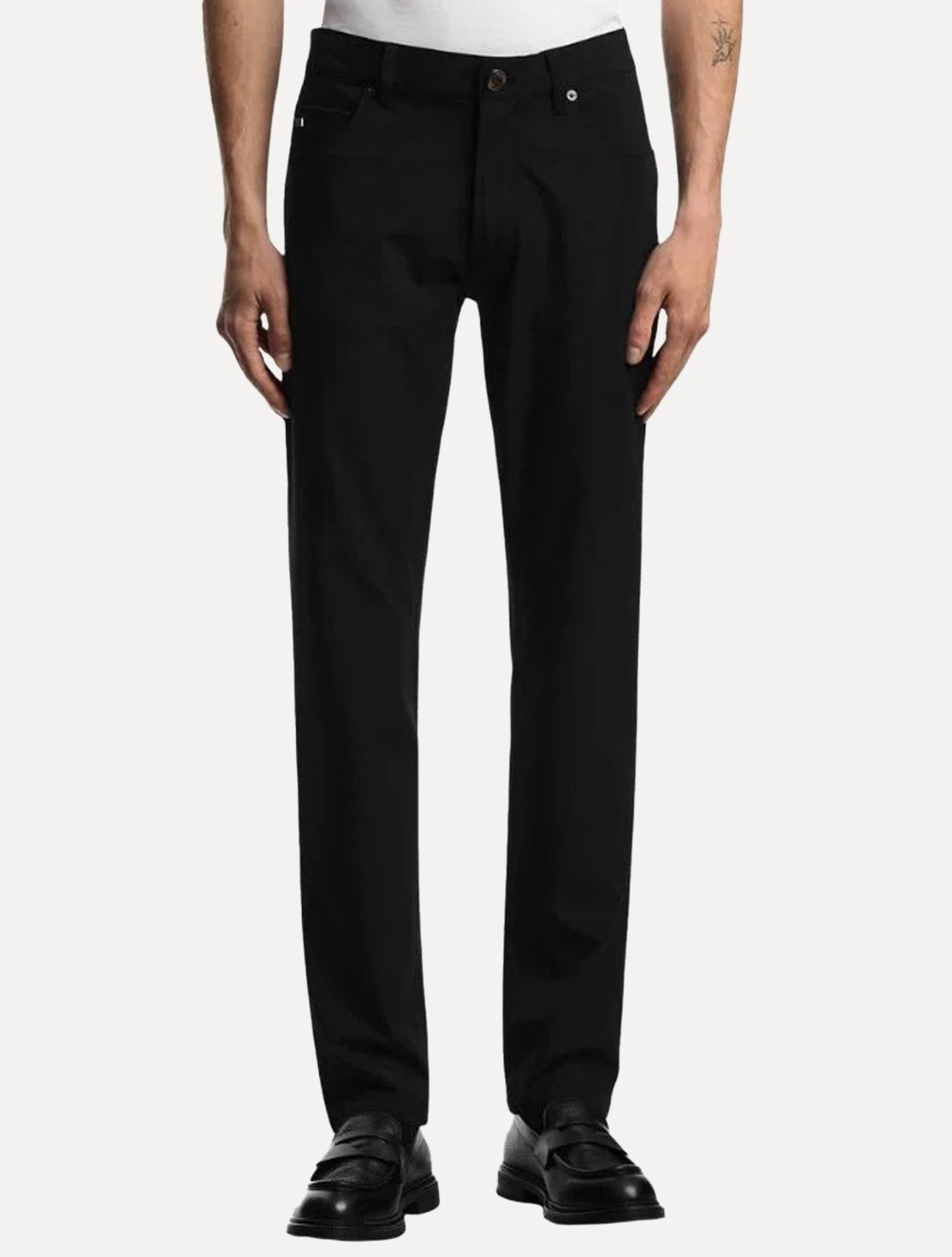 Calça Jeans Empório Armani Masculina J05 Regular Fit Preta