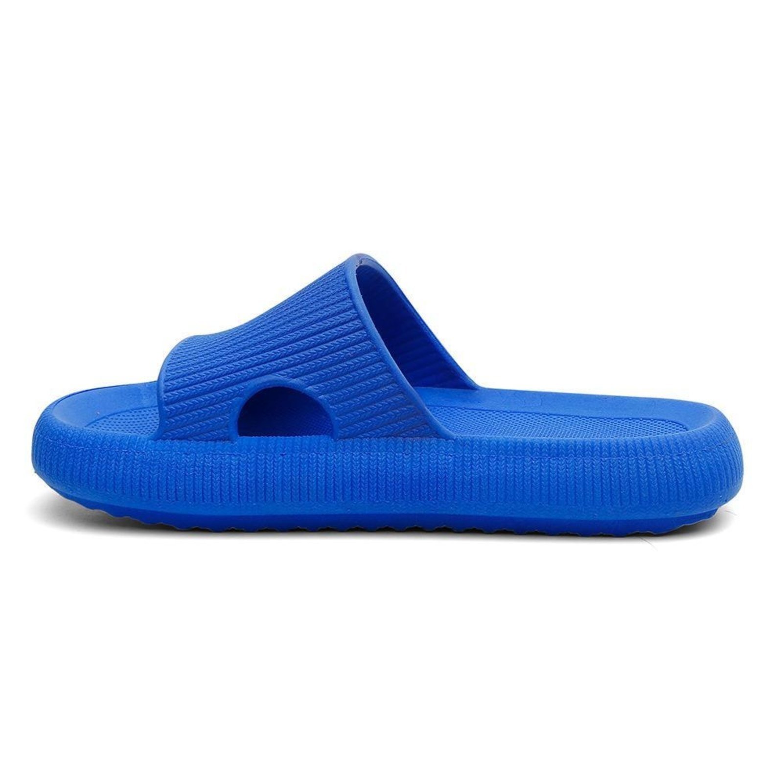 Chinelo Feminino Nuvem Ortopédico Slide Confortavel Azul