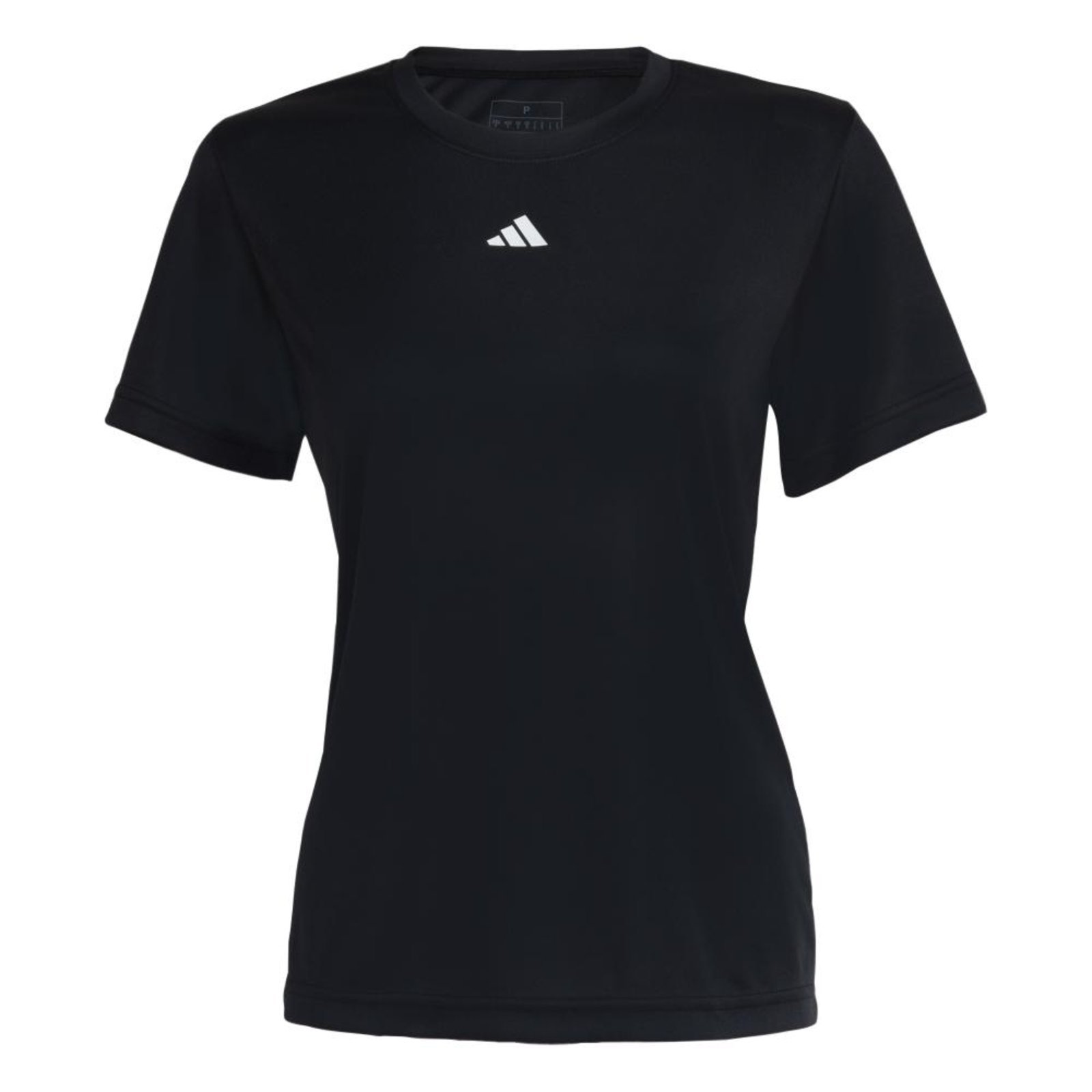 Camiseta Treino De Poliéster adidas Performance Preto