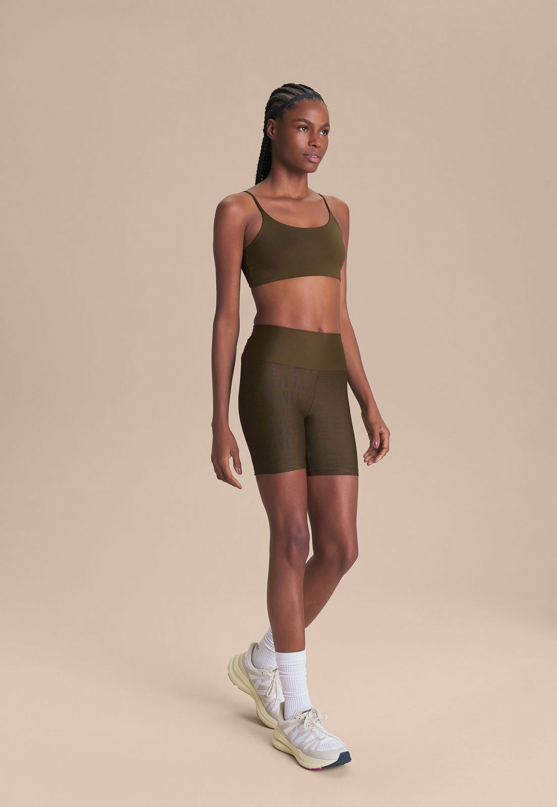 Bermuda Feminina Live Cintura Alta Verde
