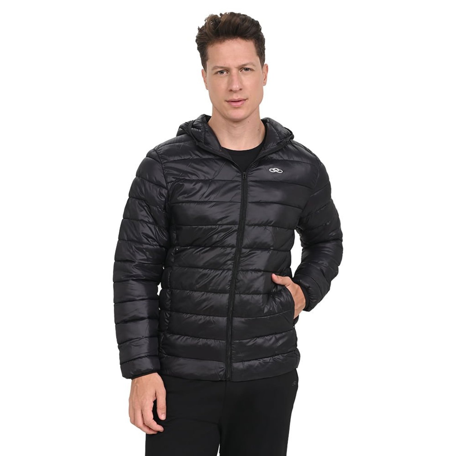 Jaqueta Puffer Olympikus Masculina P Preto