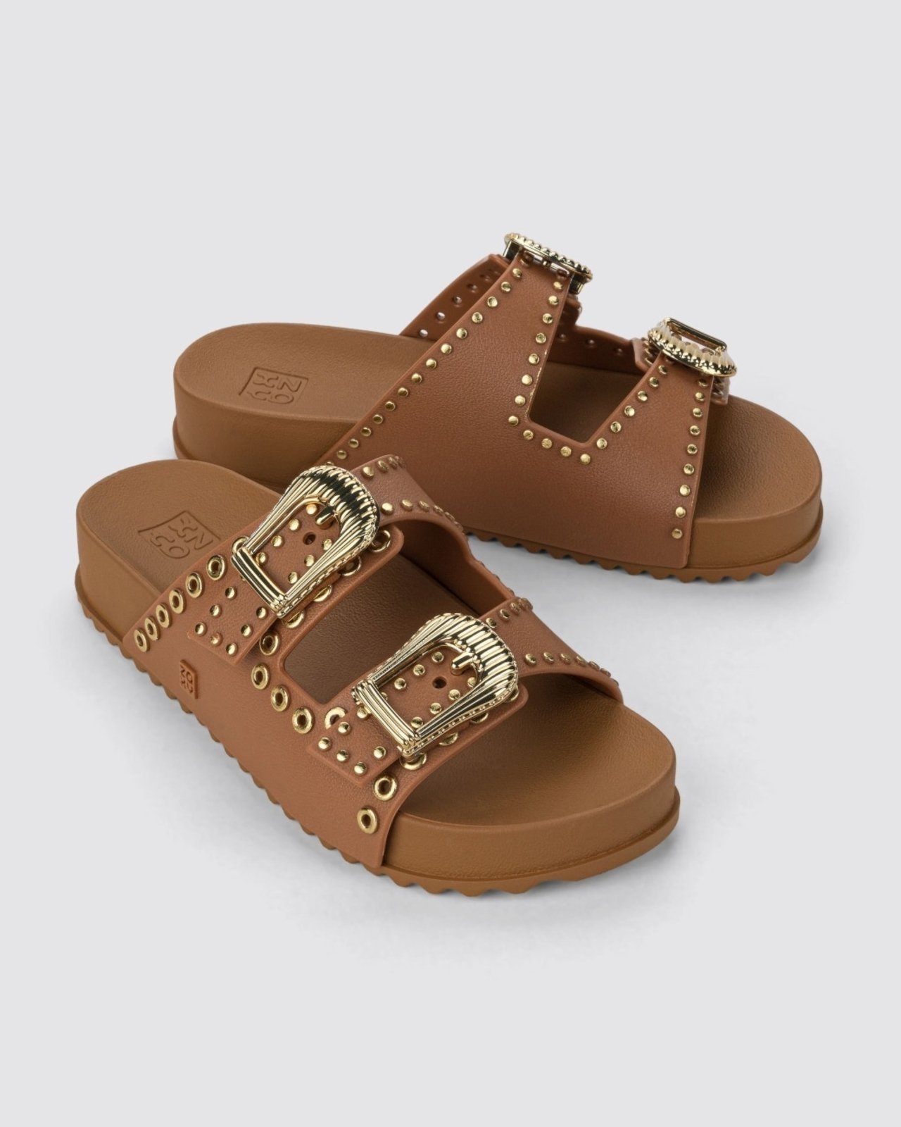 Vista 2 Chinelo Slide Feminino Adulto Zaxy Hold bege Zaxy bege
