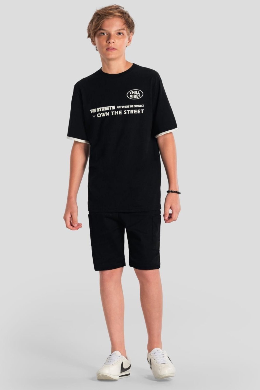 Infantil - Camiseta menino em puff Brandili Young