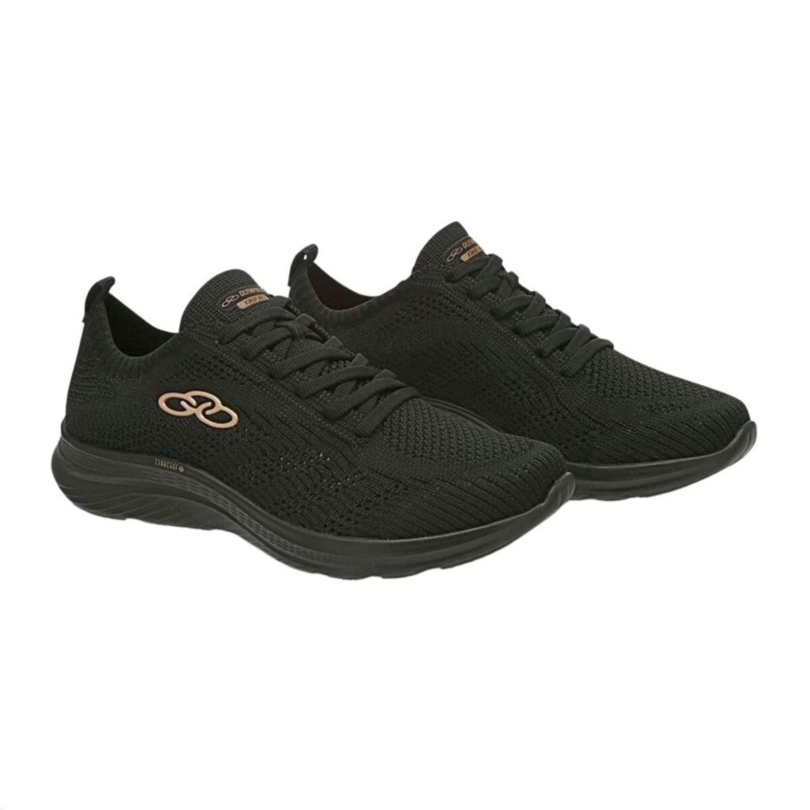 Vista 3 Tênis Running Feminino Olympikus 130g Ultraleve preto OLYMPIKUS preto