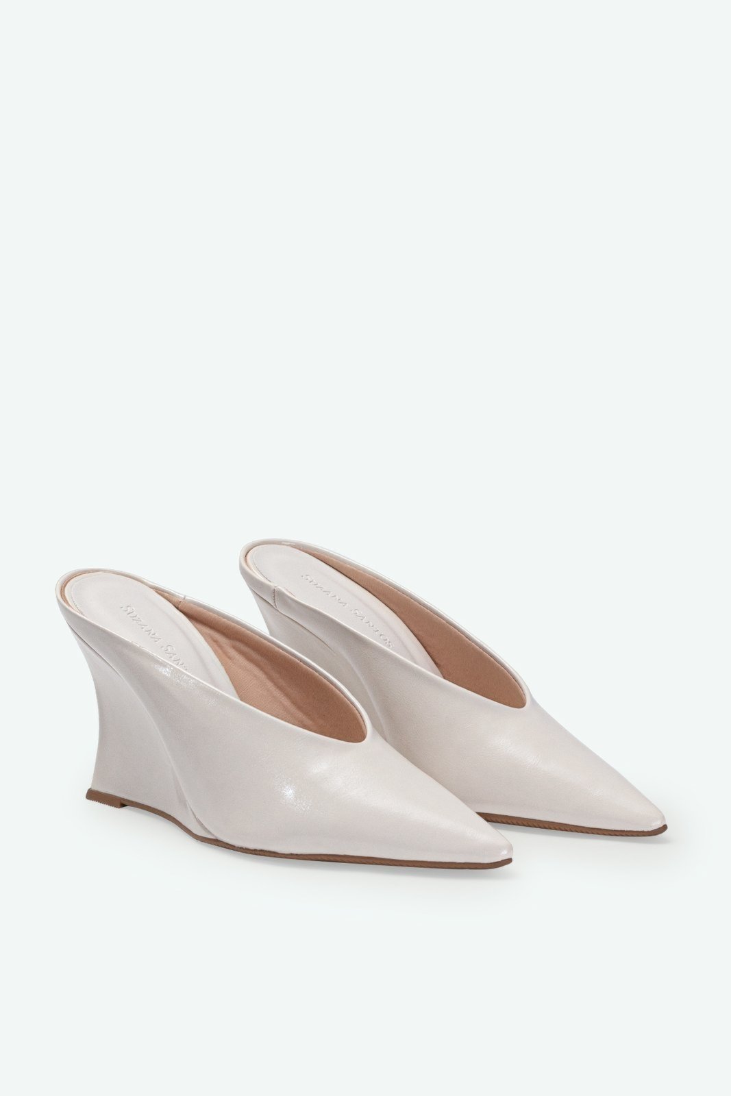 Vista 3 Mule Iria Off White Suzana Santos off-white white Suzana Santos off-white white