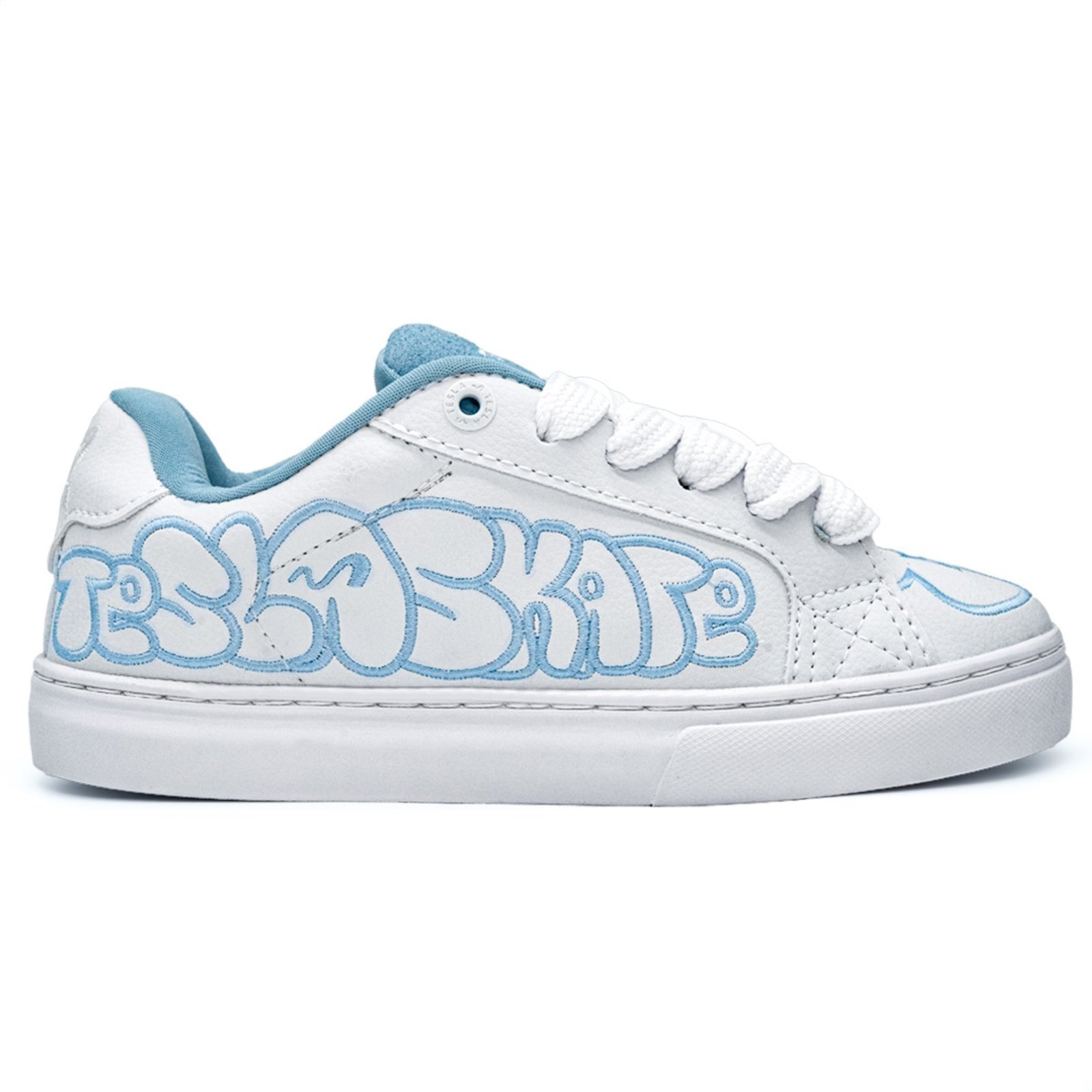 Tênis Tesla Hertz Art White Blue Branco