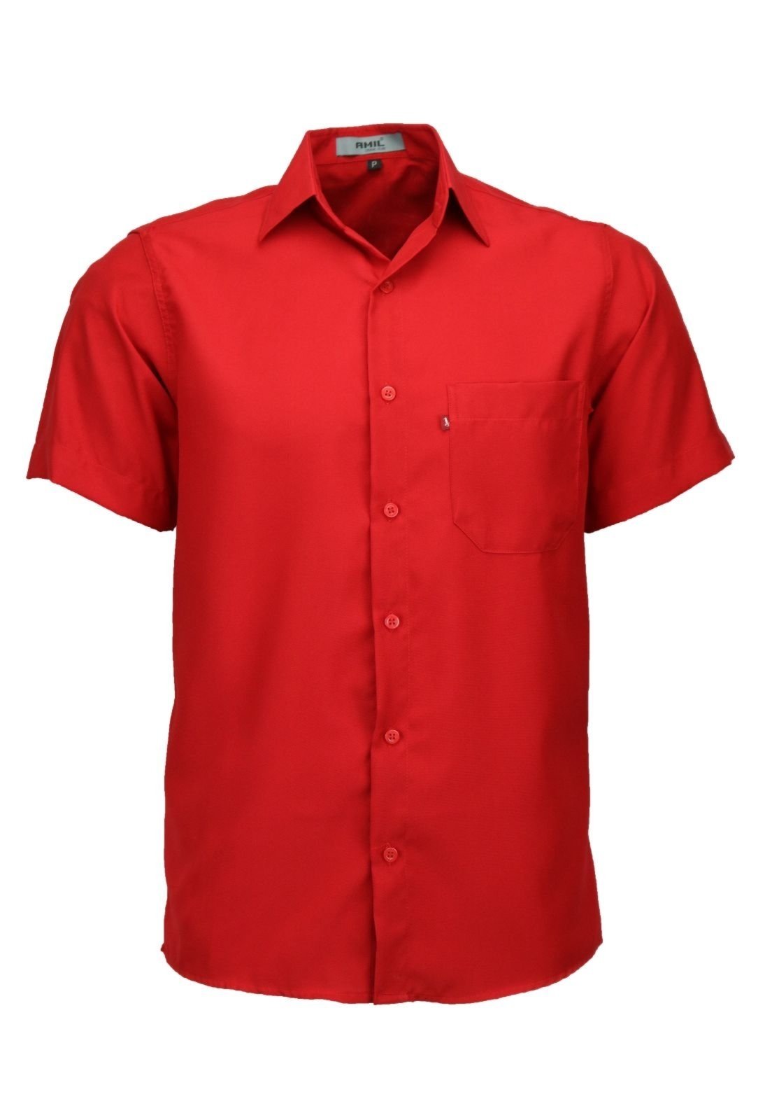 Camisa Masculina Não Amassa Amil Microleve Com Bolso