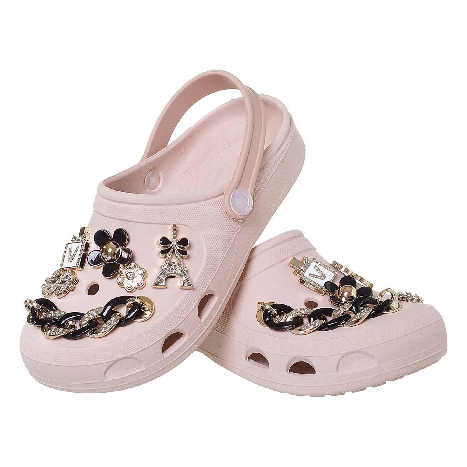 Infantil - Chinelo Babuche Sandália Menina com Enfeite