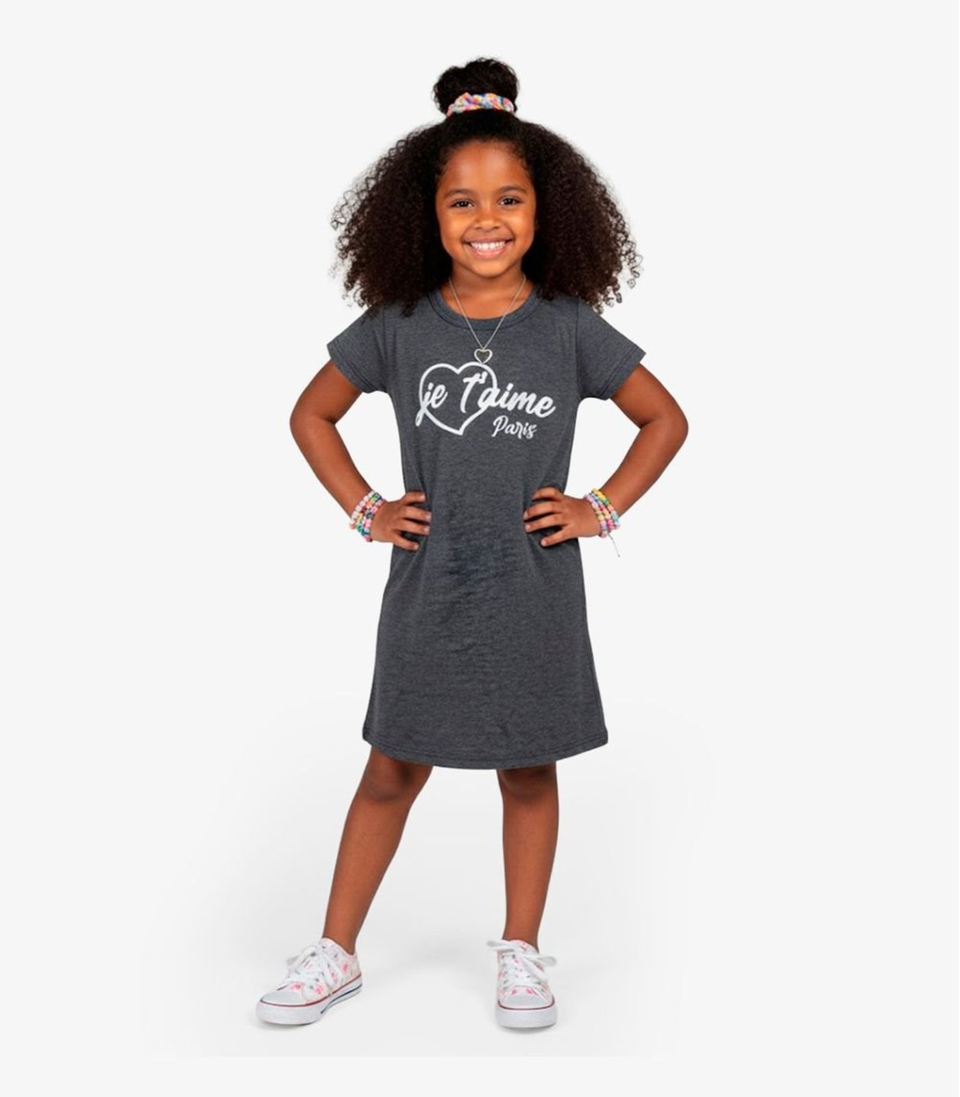 Infantil - Vestido Menina em Molecotton Select Preto