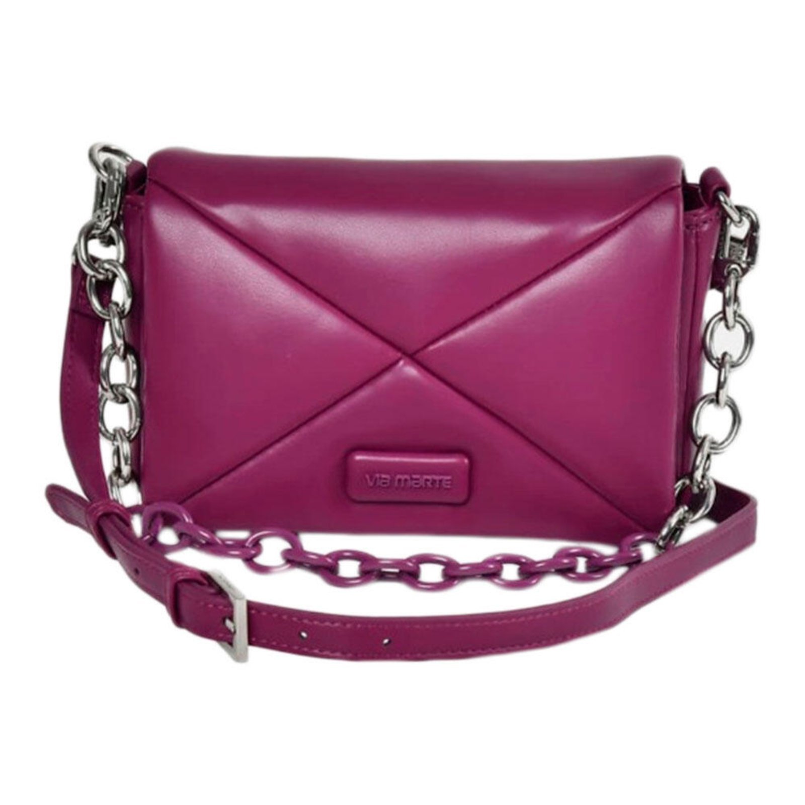 Bolsa Feminina Transversal Via Marte B1-153 A5831530 Roxo