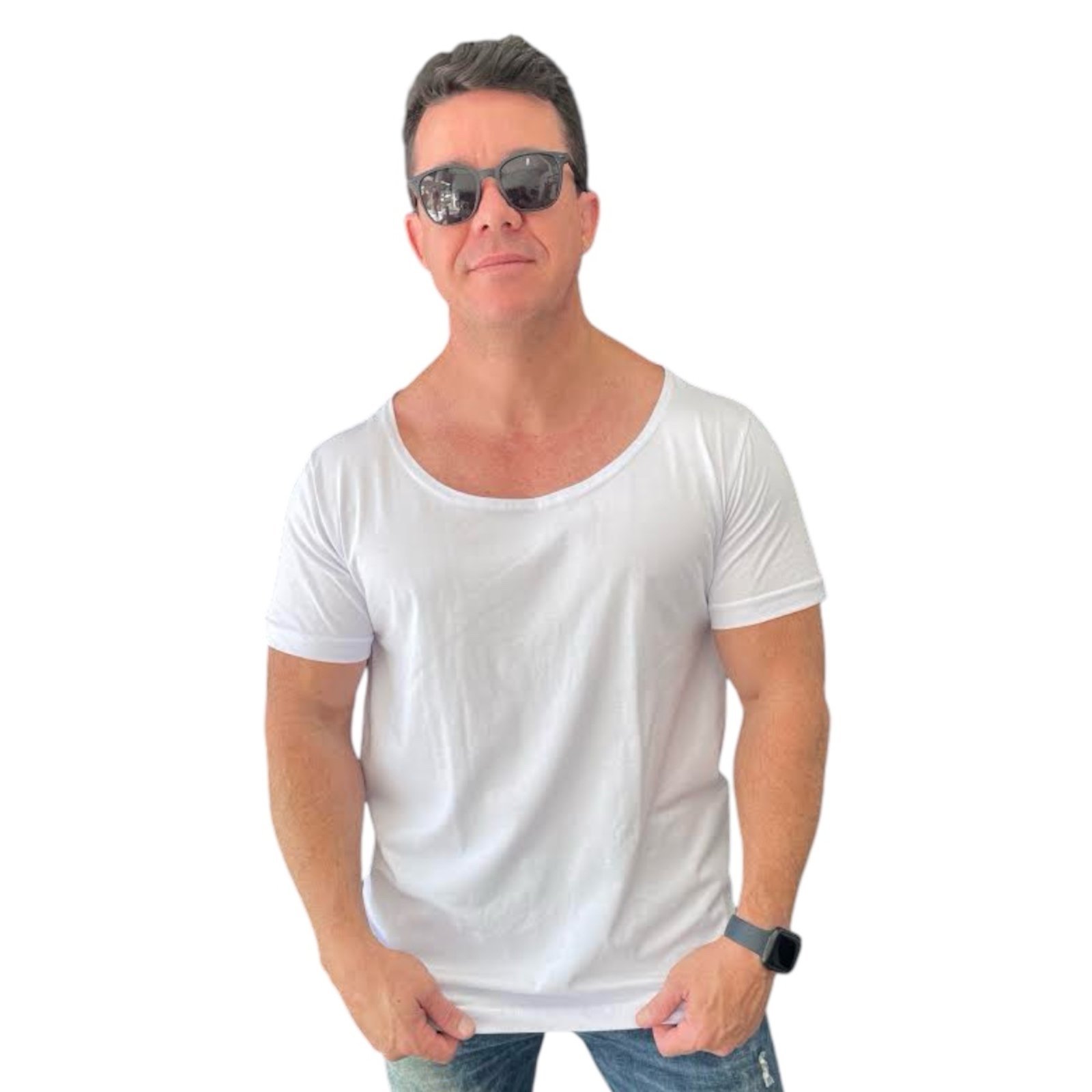 Camiseta Gola Canoa Stecchi