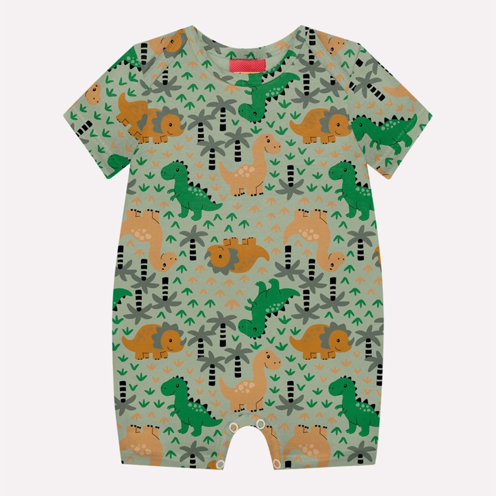 Infantil - Macaquinho Menino Dinossauros Kyly