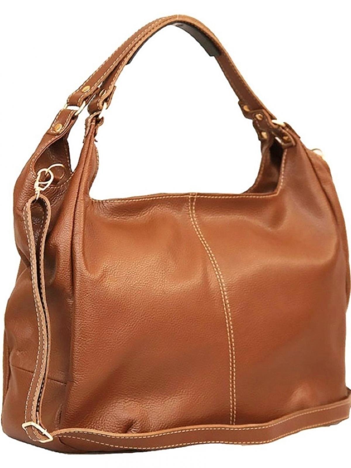 Bolsa SN Couros Suiça Caramelo