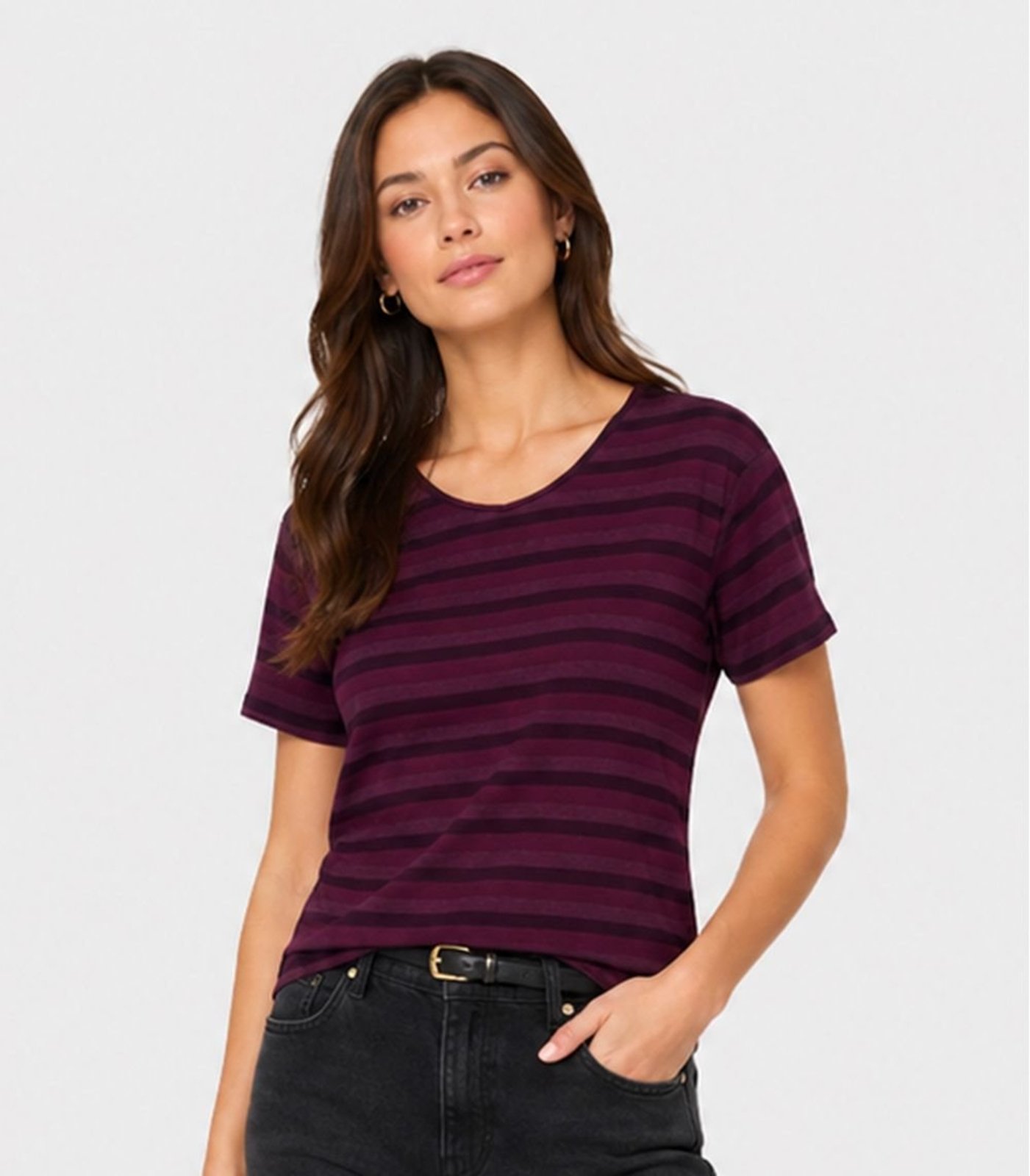 Blusa Feminina Em Malha Isla Infinita Cor Roxo